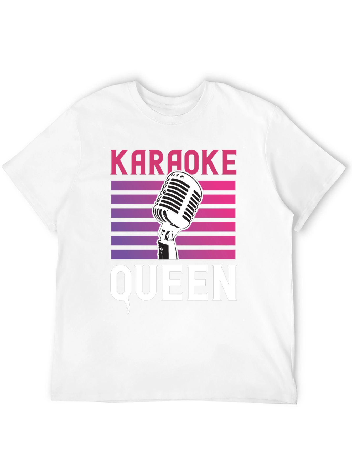 Karaoke Queen Retro T-Shirt