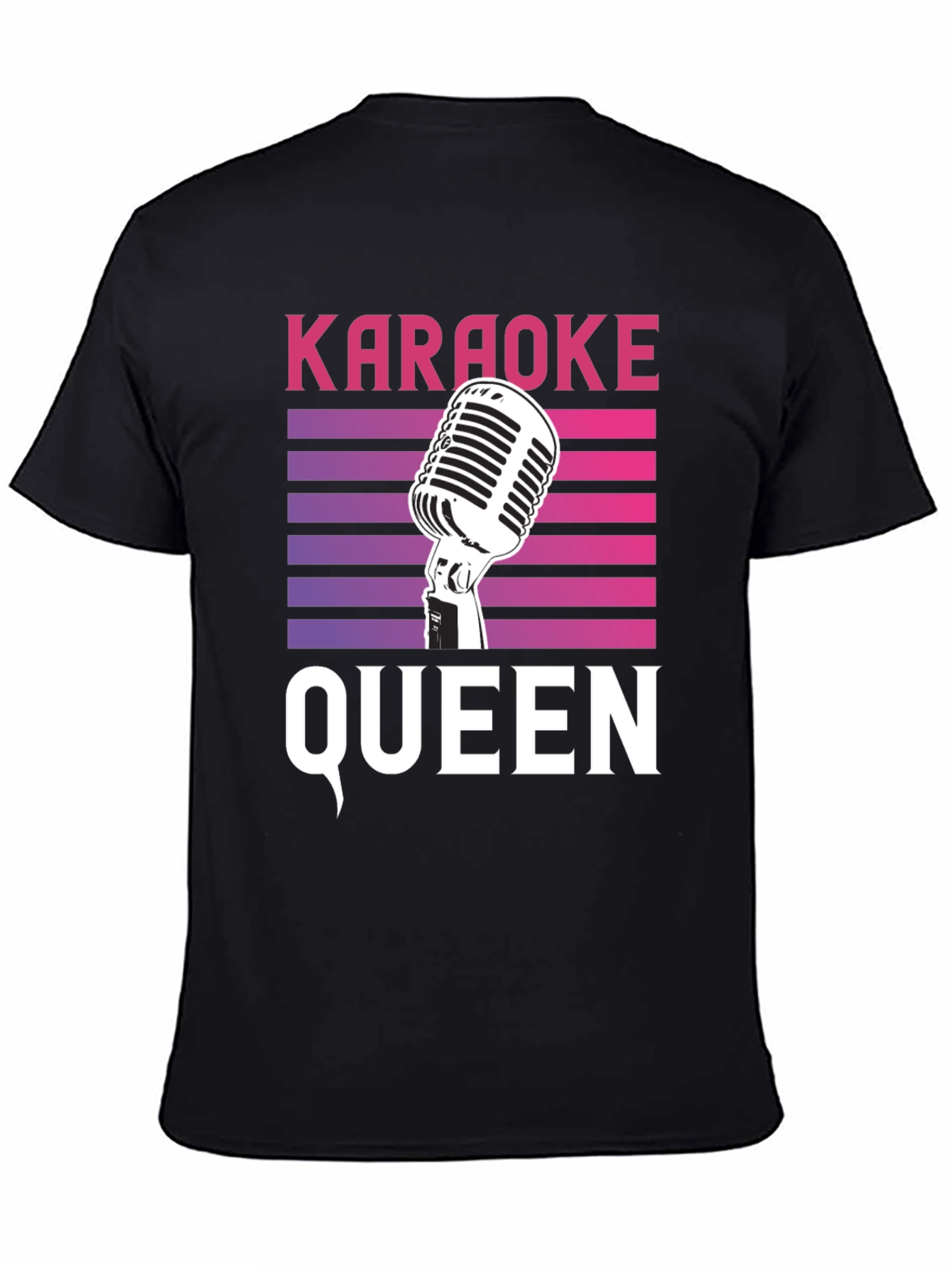 Karaoke Queen Retro T-Shirt
