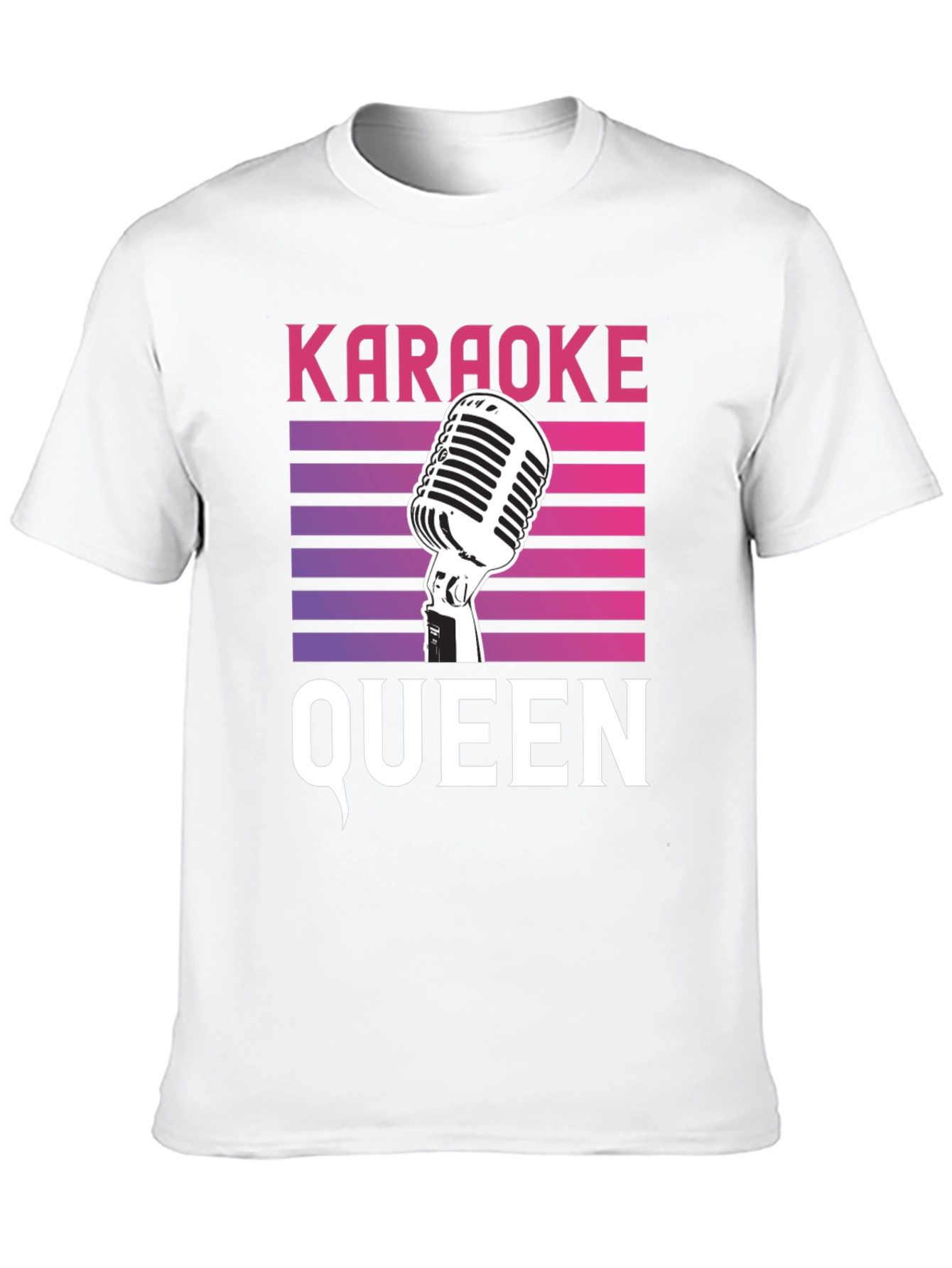 Karaoke Queen Retro T-Shirt