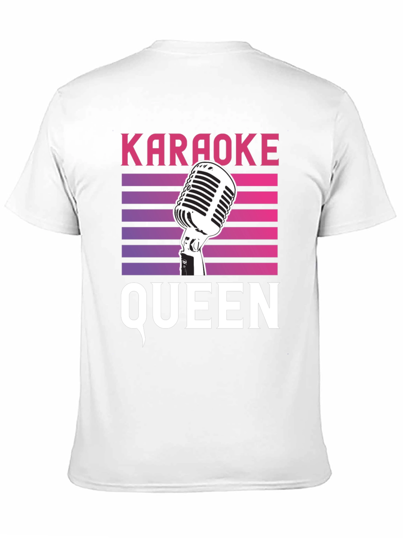 Karaoke Queen Retro T-Shirt