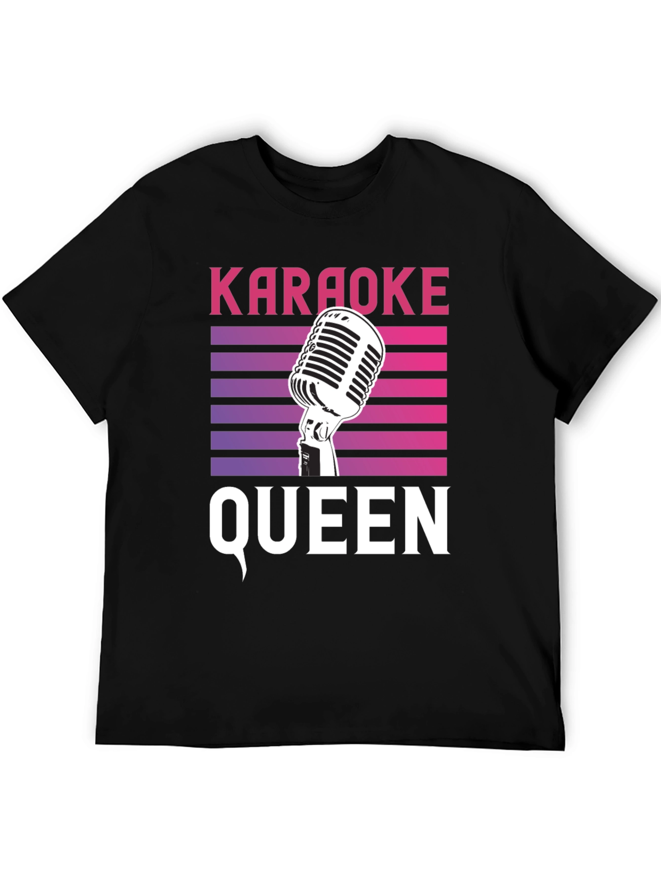 Karaoke Queen Retro T-Shirt