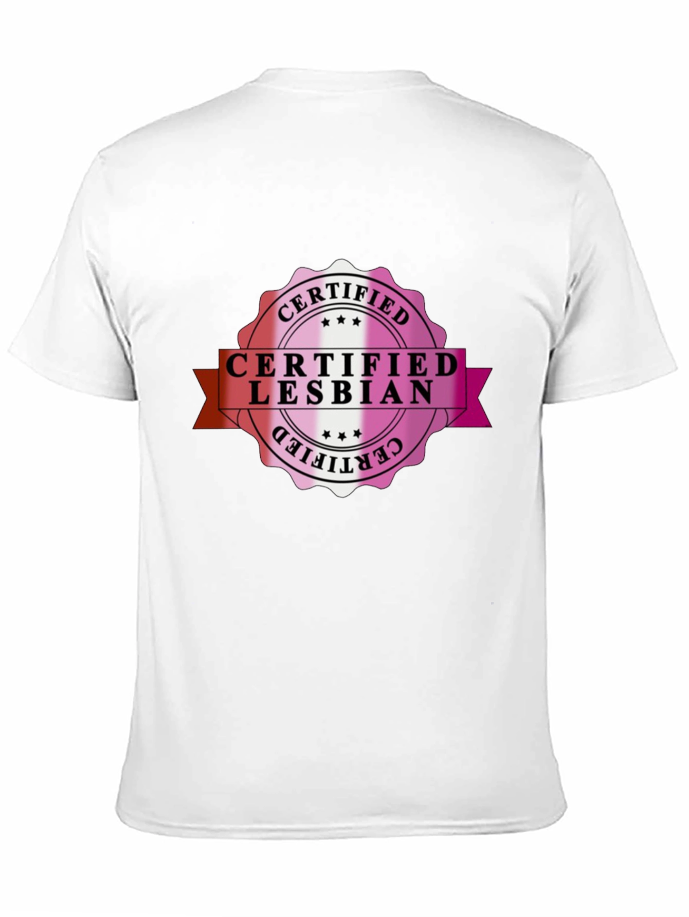 Certified Lesbian Black T-Shirt