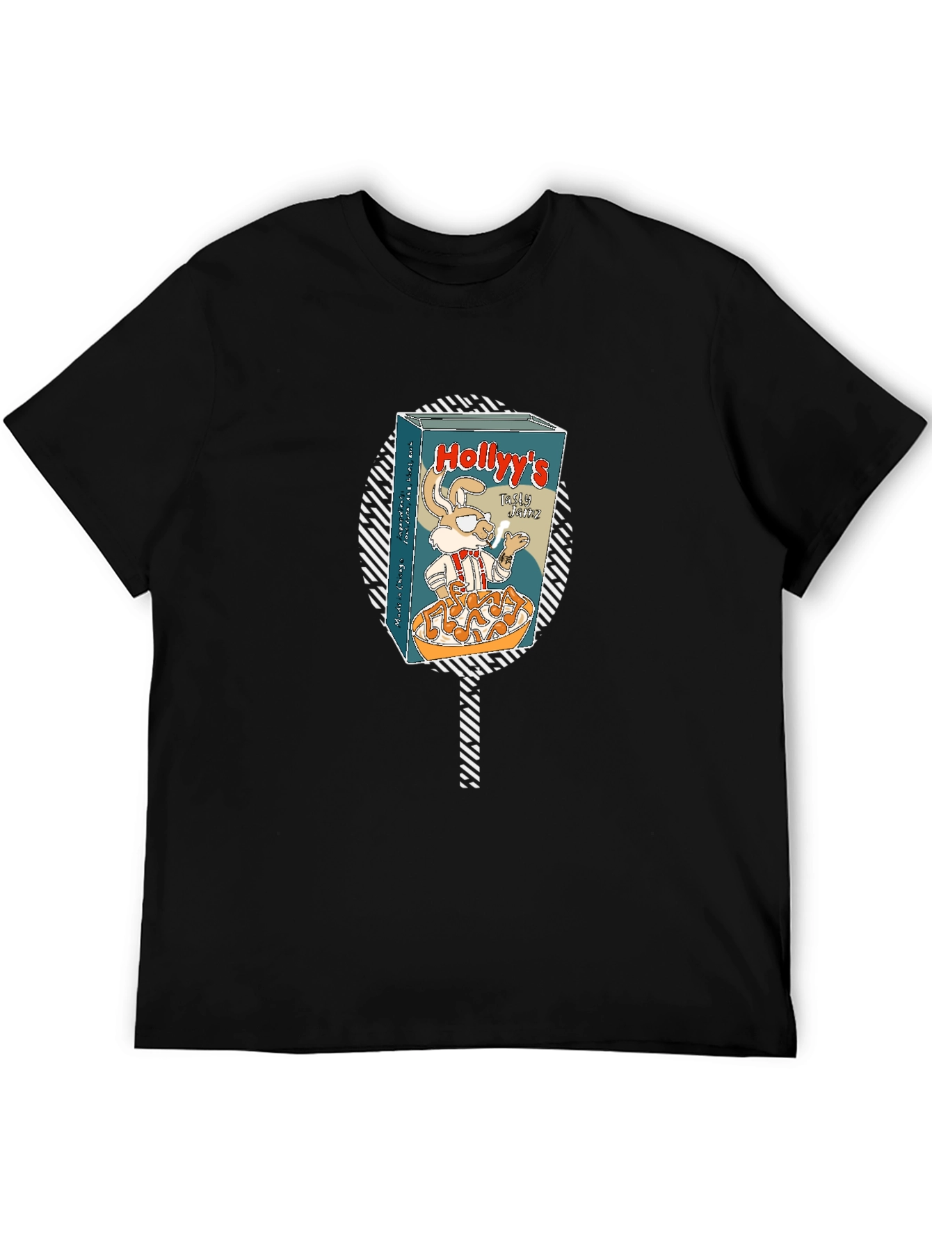Hollyys Cereal Tee - Retro Cartoon Style