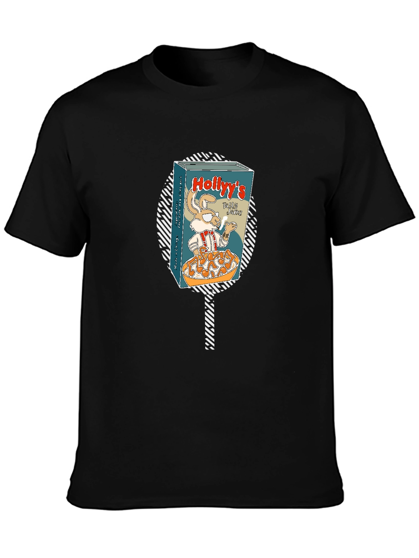 Hollyys Cereal Tee - Retro Cartoon Style