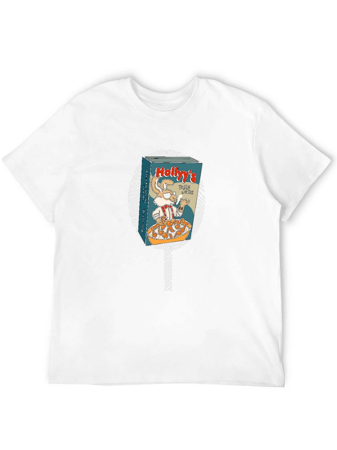 Hollyys Cereal Tee - Retro Cartoon Style