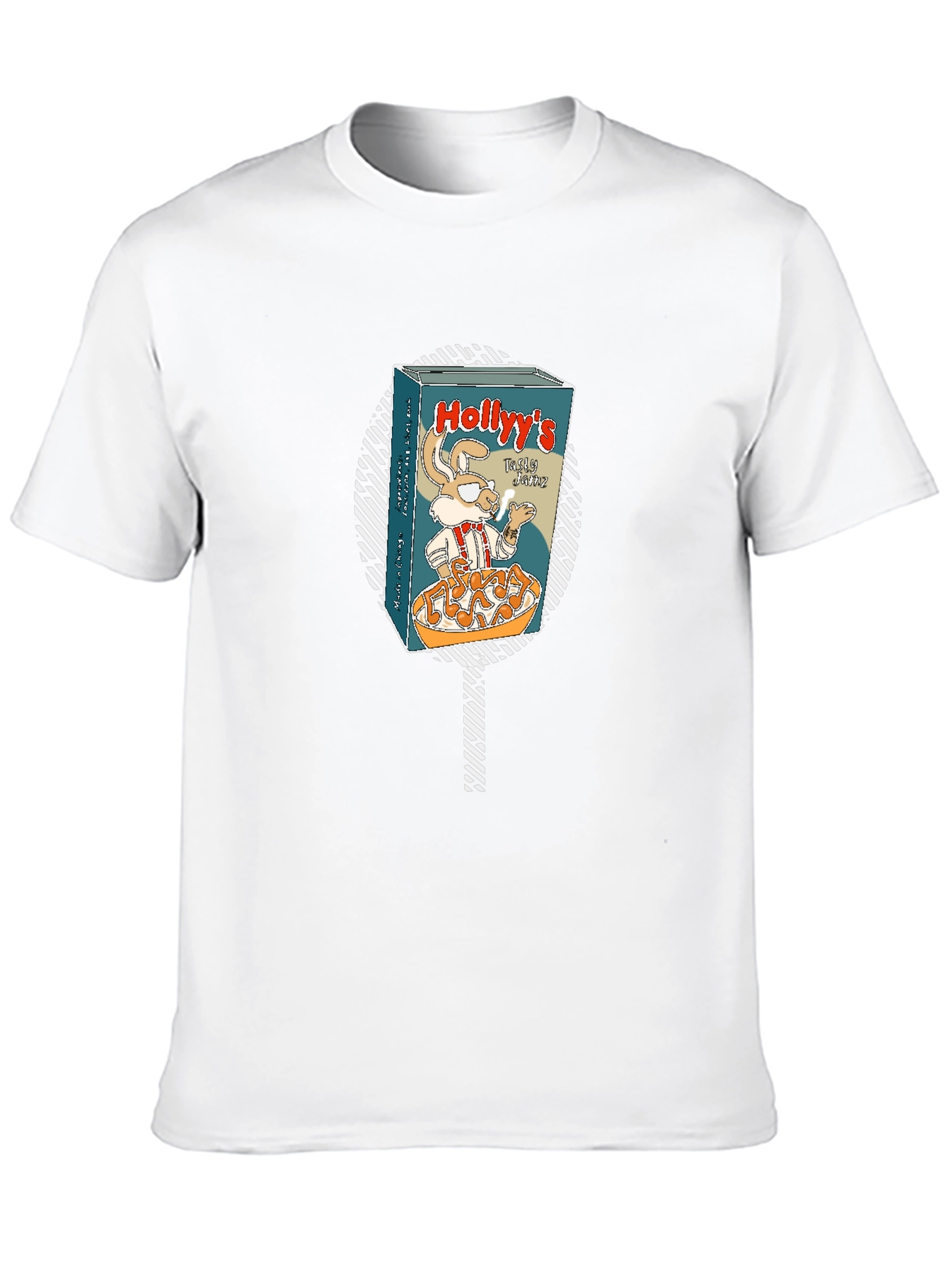Hollyys Cereal Tee - Retro Cartoon Style