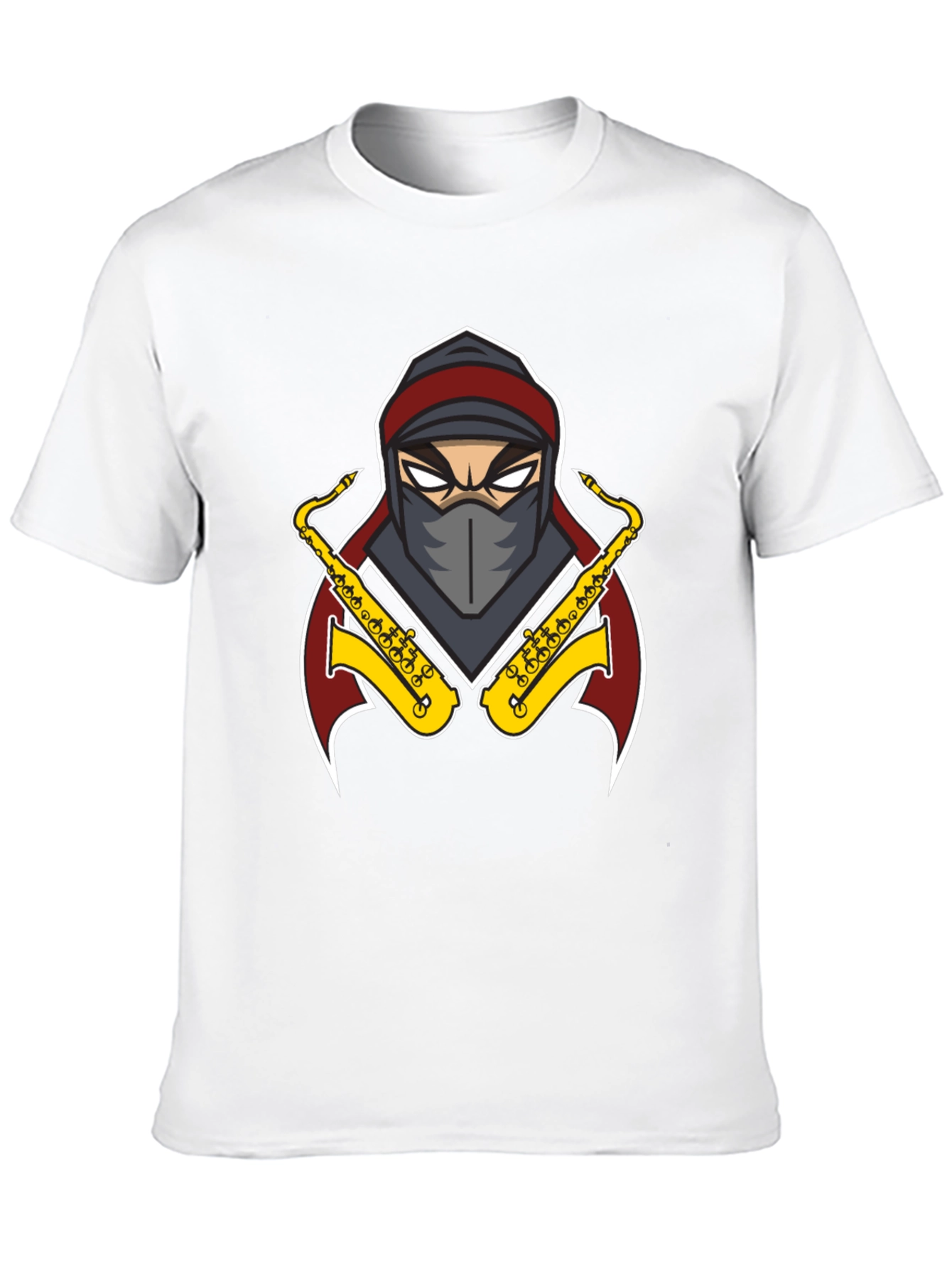 Ninja Sax T-Shirt - Cool Graphic Tee