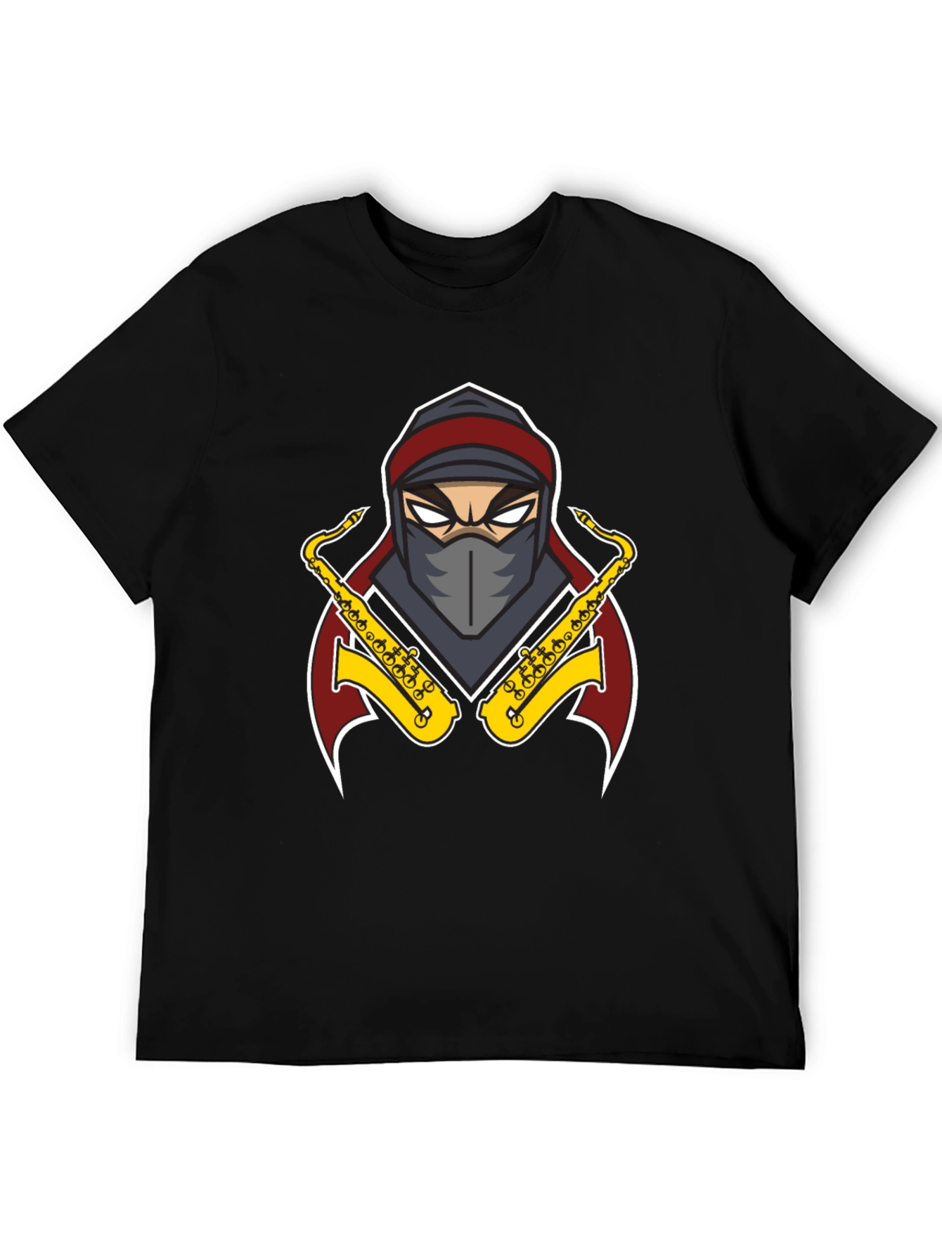 Ninja Sax T-Shirt - Cool Graphic Tee