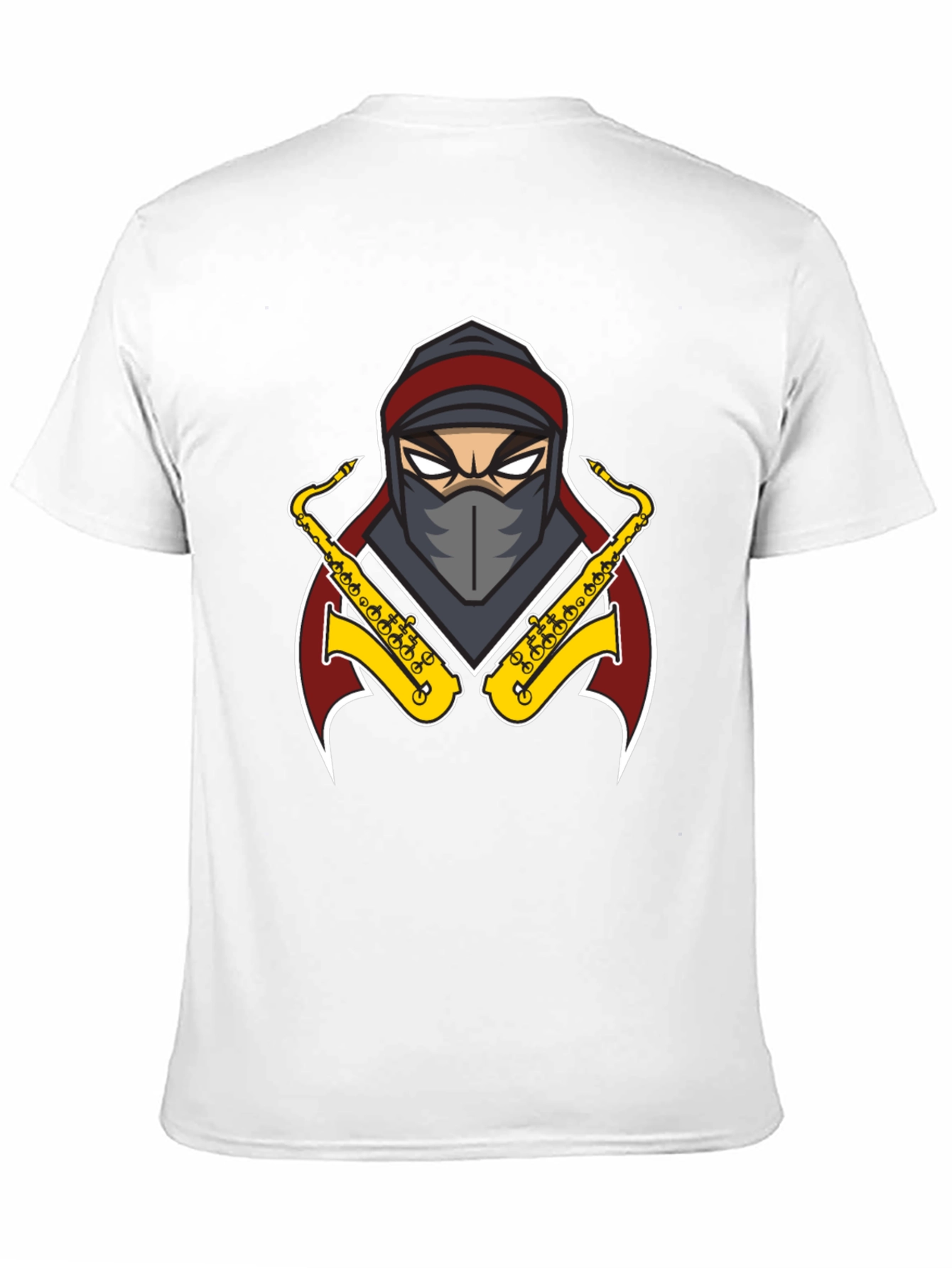 Ninja Sax T-Shirt - Cool Graphic Tee