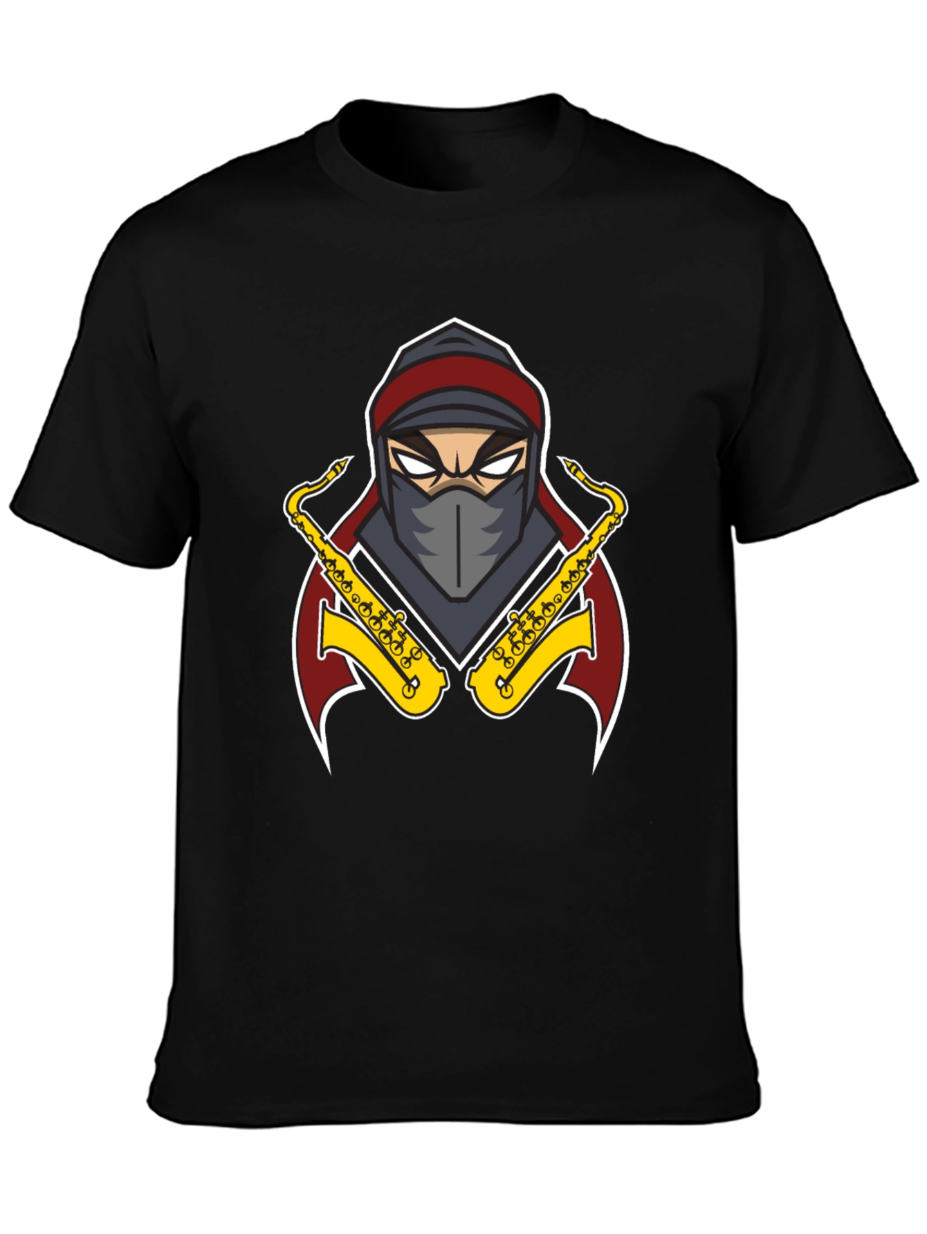 Ninja Sax T-Shirt - Cool Graphic Tee