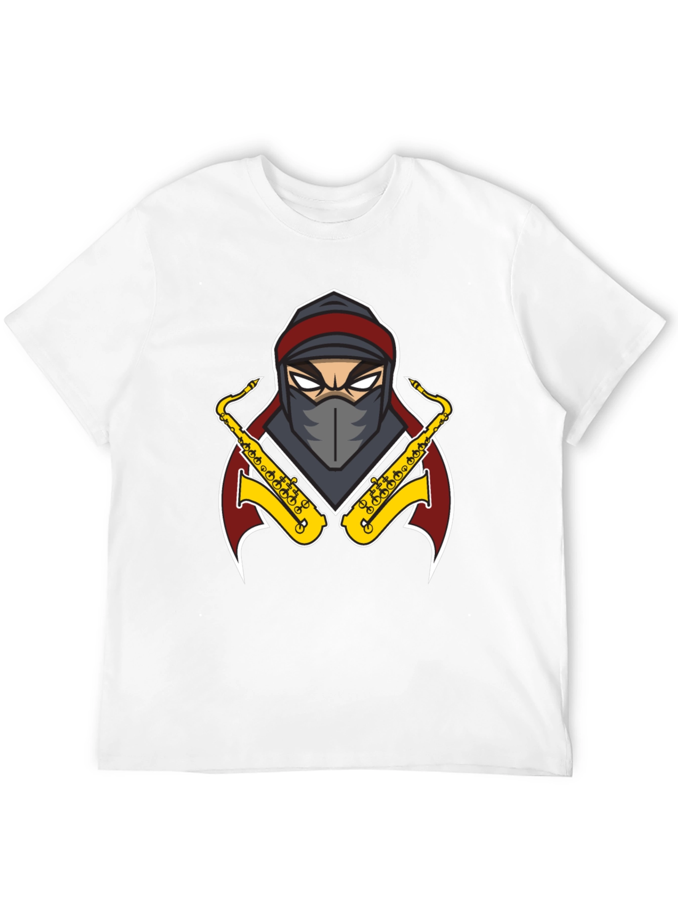 Ninja Sax T-Shirt - Cool Graphic Tee