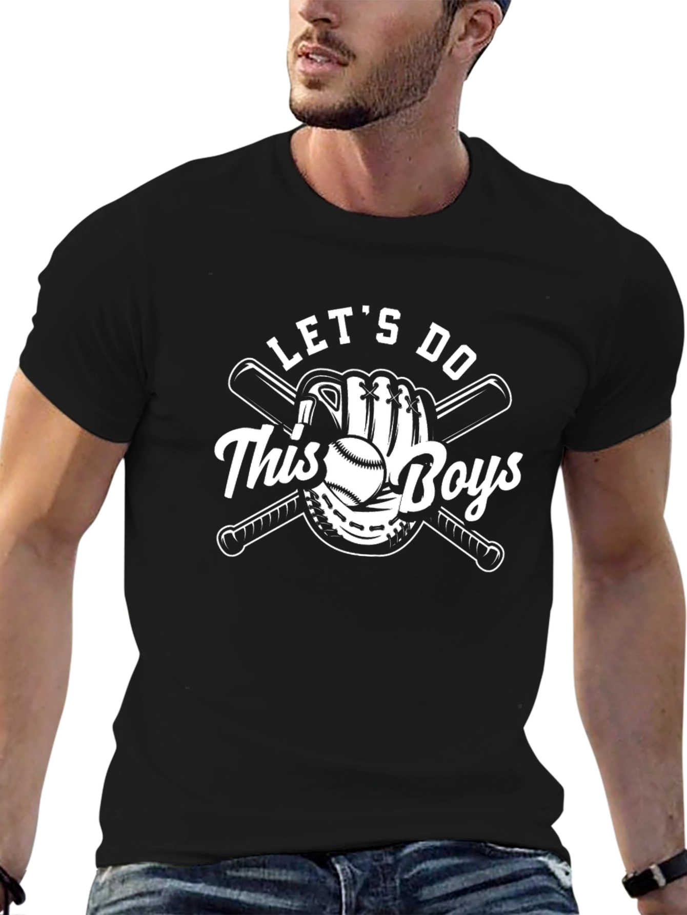 Lets Do This Boys Baseball Graphic Tee