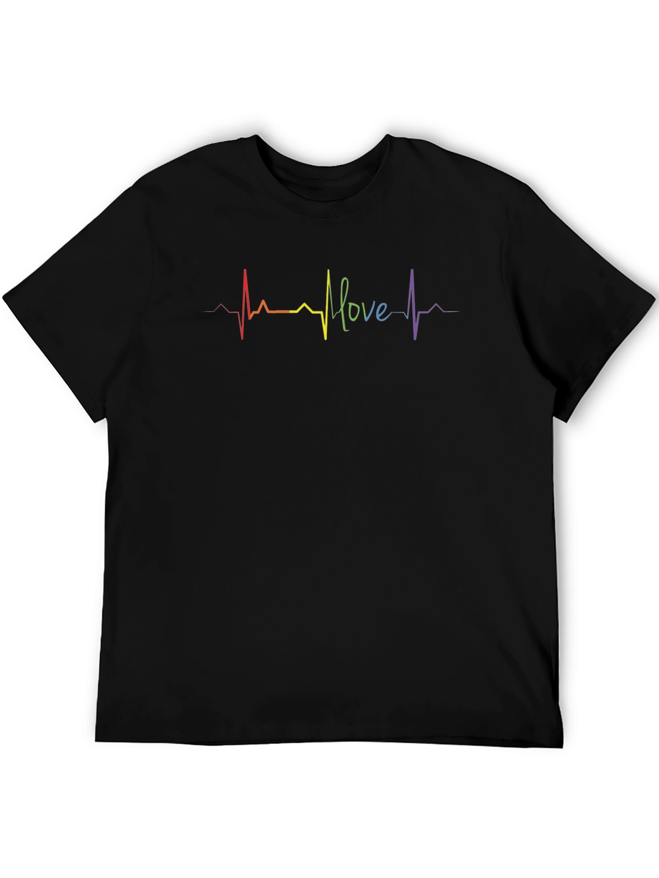 Love Heartbeat Graphic Tee - Pride Month T-Shirt
