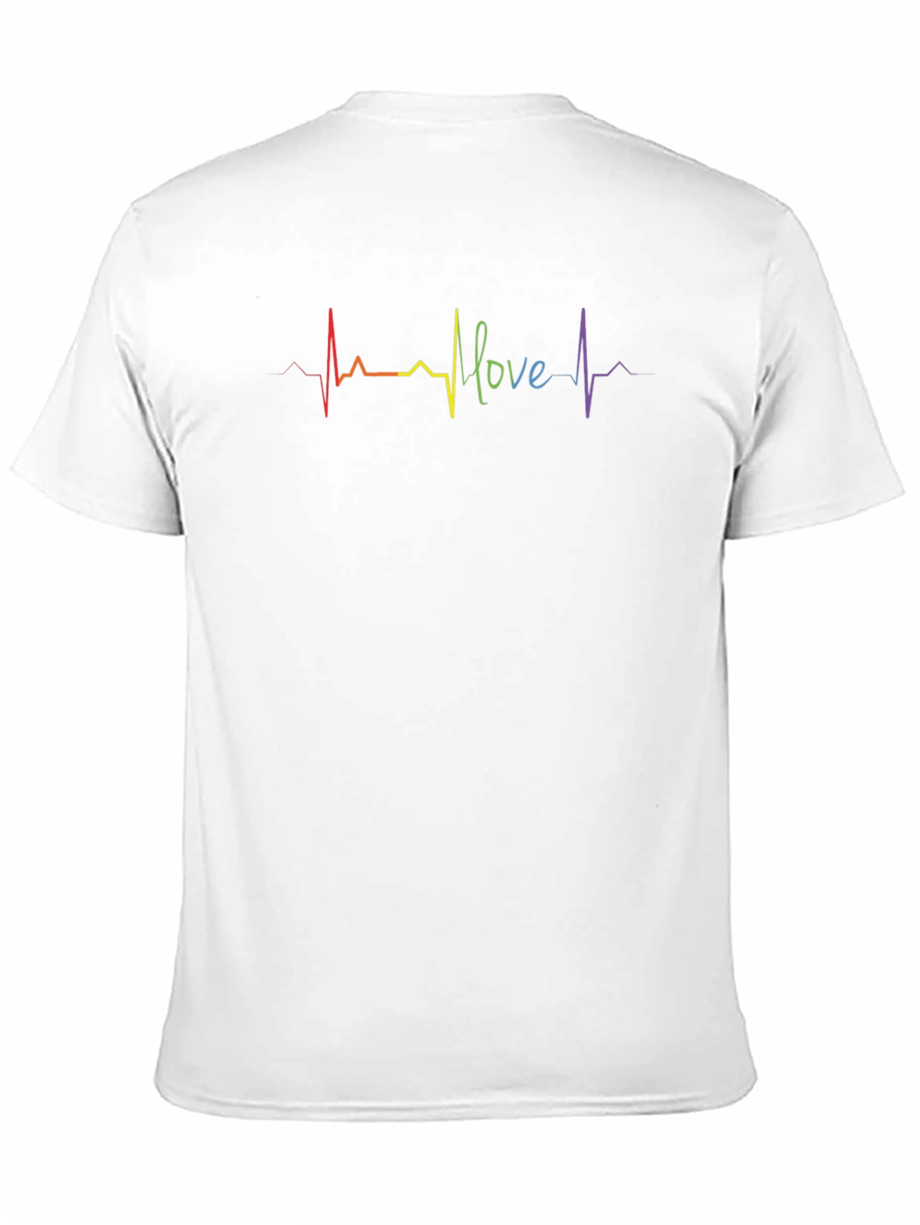 Love Heartbeat Graphic Tee - Pride Month T-Shirt