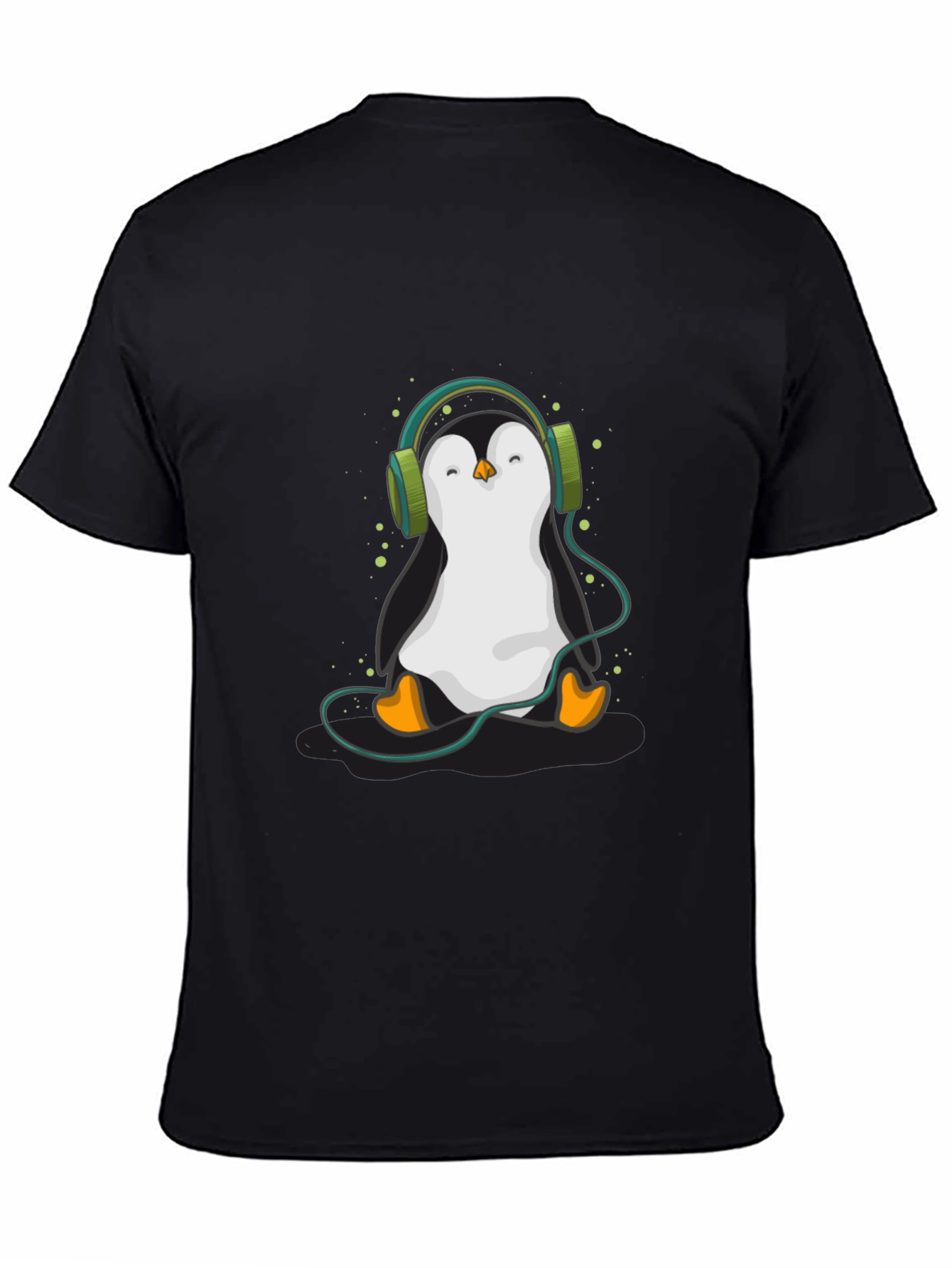 Penguin Headphone Graphic Tee