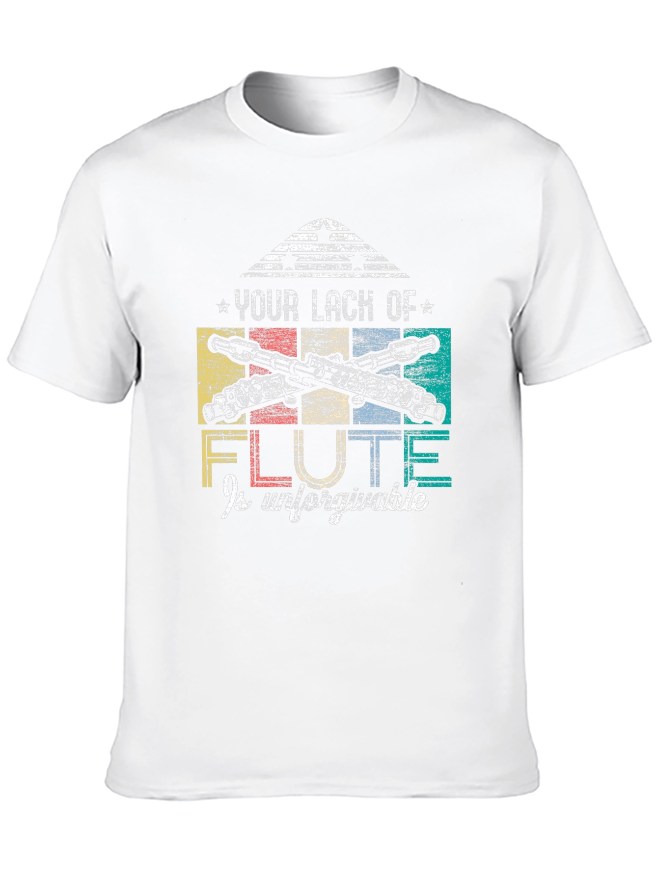 Flute Lover T-Shirt: Unforgivable Lack of Flute Tee