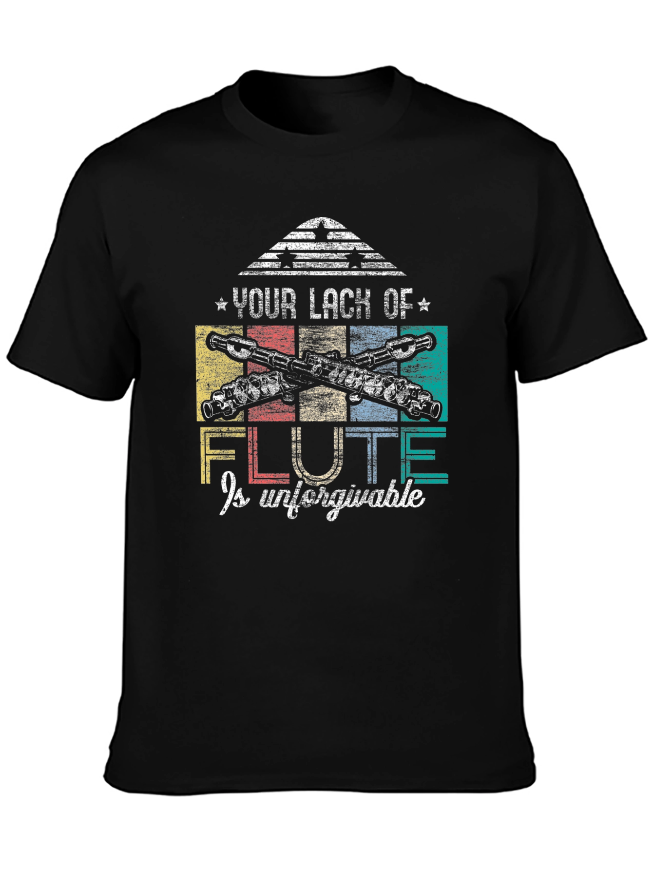 Flute Lover T-Shirt: Unforgivable Lack of Flute Tee