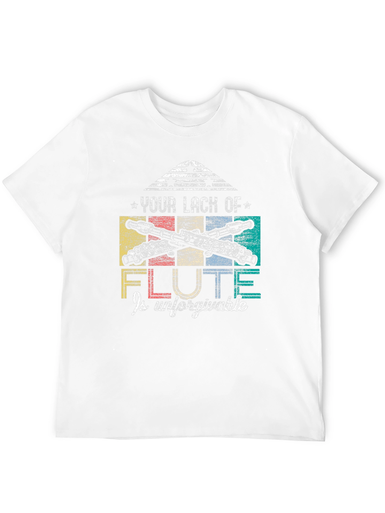 Flute Lover T-Shirt: Unforgivable Lack of Flute Tee