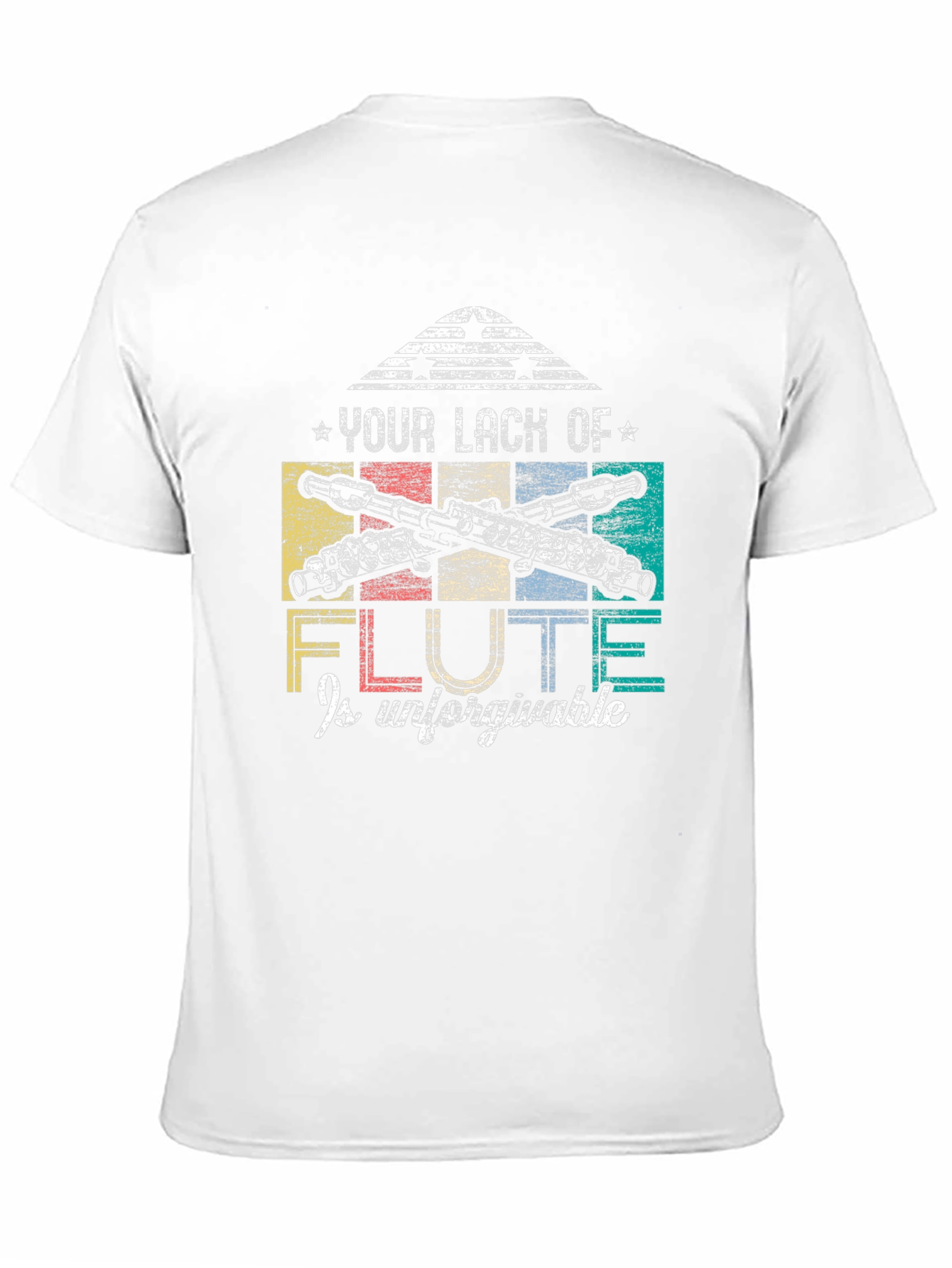 Flute Lover T-Shirt: Unforgivable Lack of Flute Tee