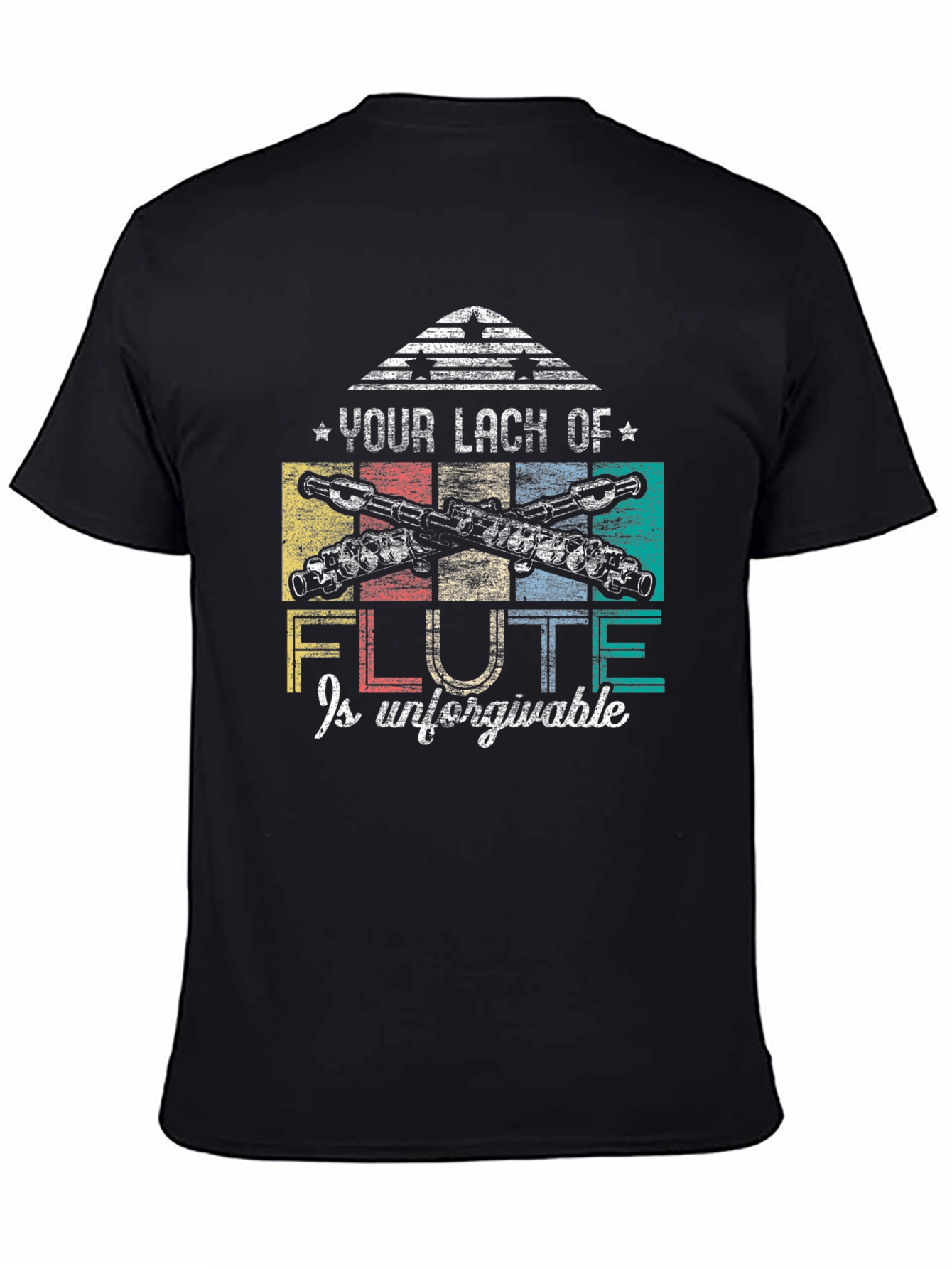 Flute Lover T-Shirt: Unforgivable Lack of Flute Tee