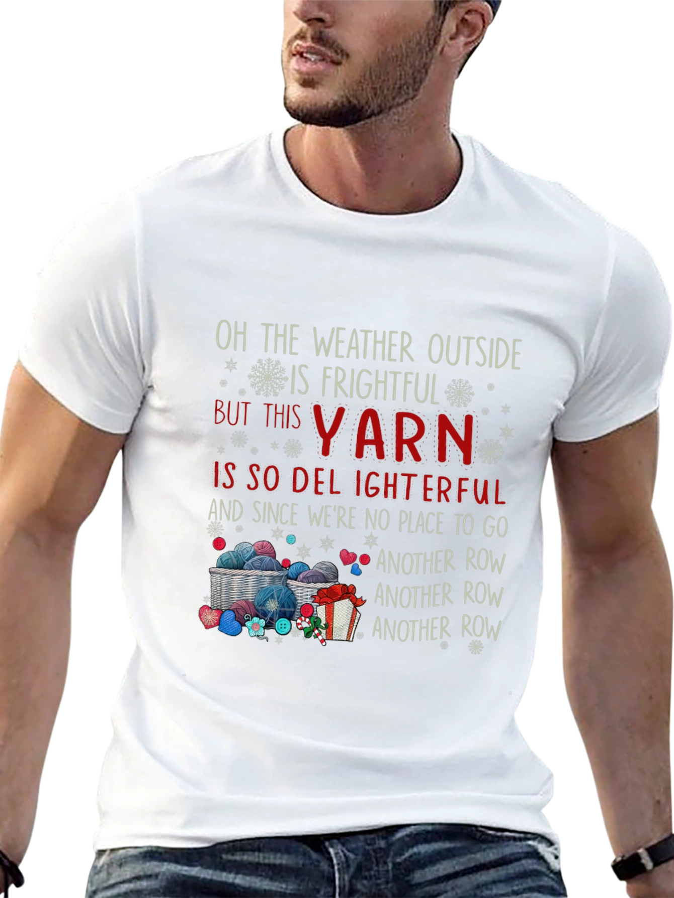 Frightful Weather Yarn Knitting T-Shirt