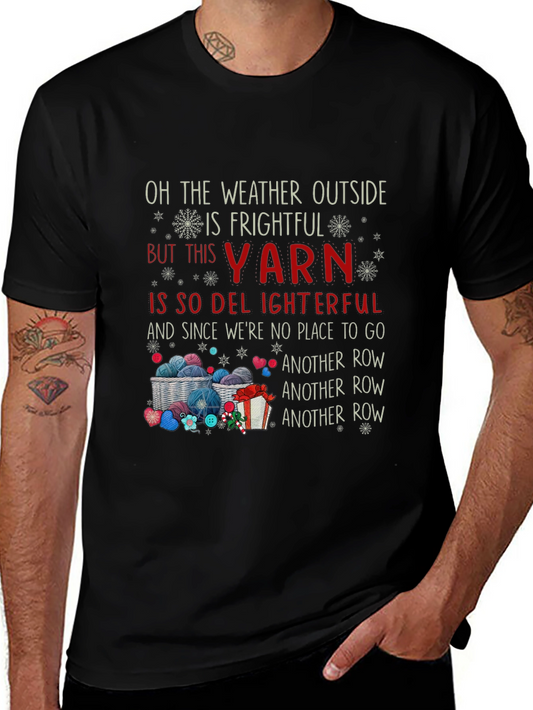 Frightful Weather Yarn Knitting T-Shirt