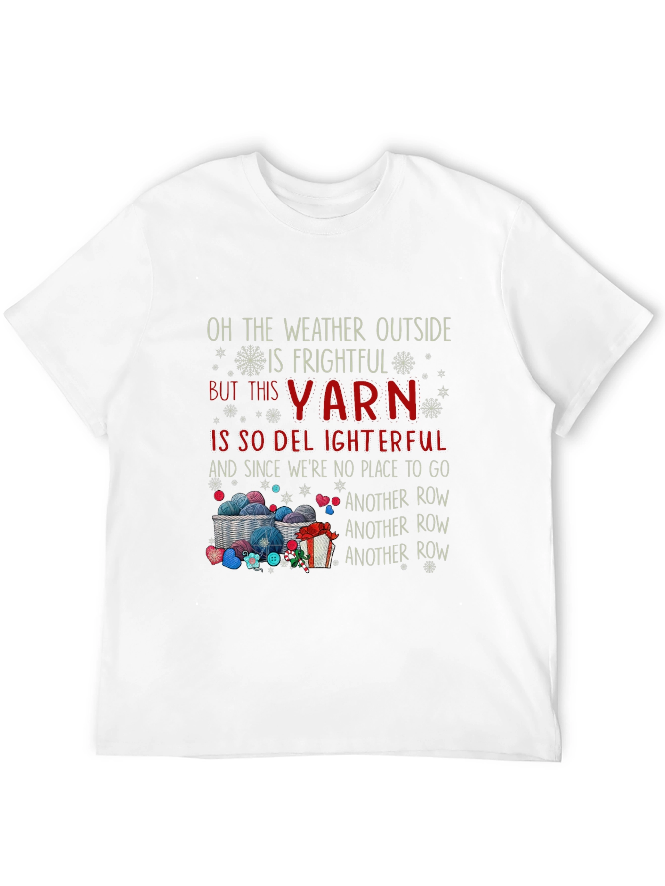 Frightful Weather Yarn Knitting T-Shirt