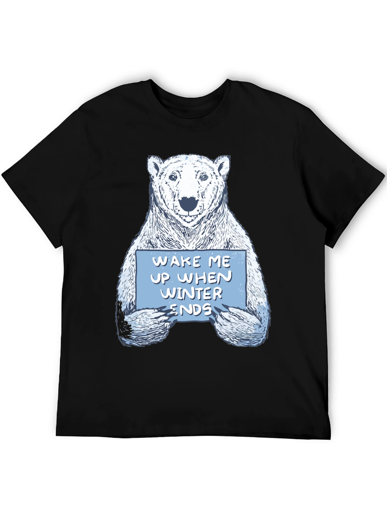 Wake Me Up When Winter Ends Polar Bear T-Shirt