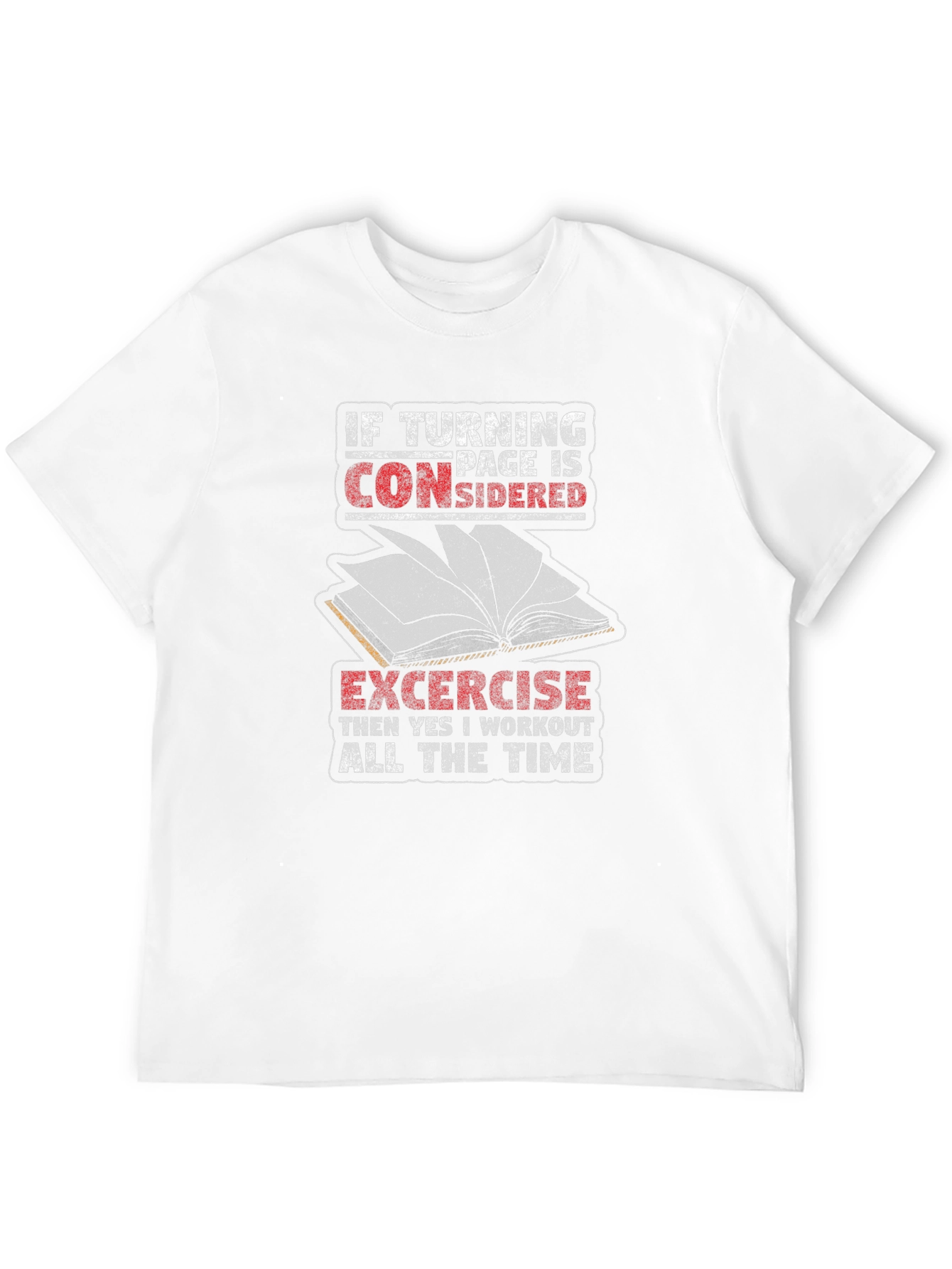 Workout Bookworm Black T-Shirt