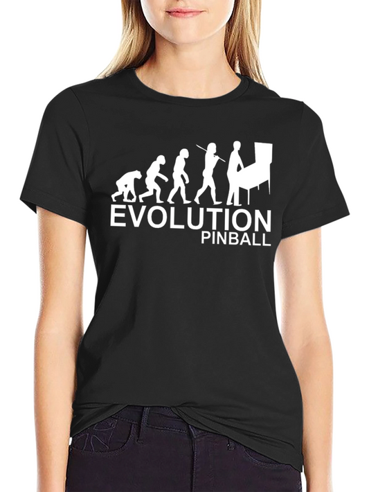 Evolution Pinball Black T-Shirt