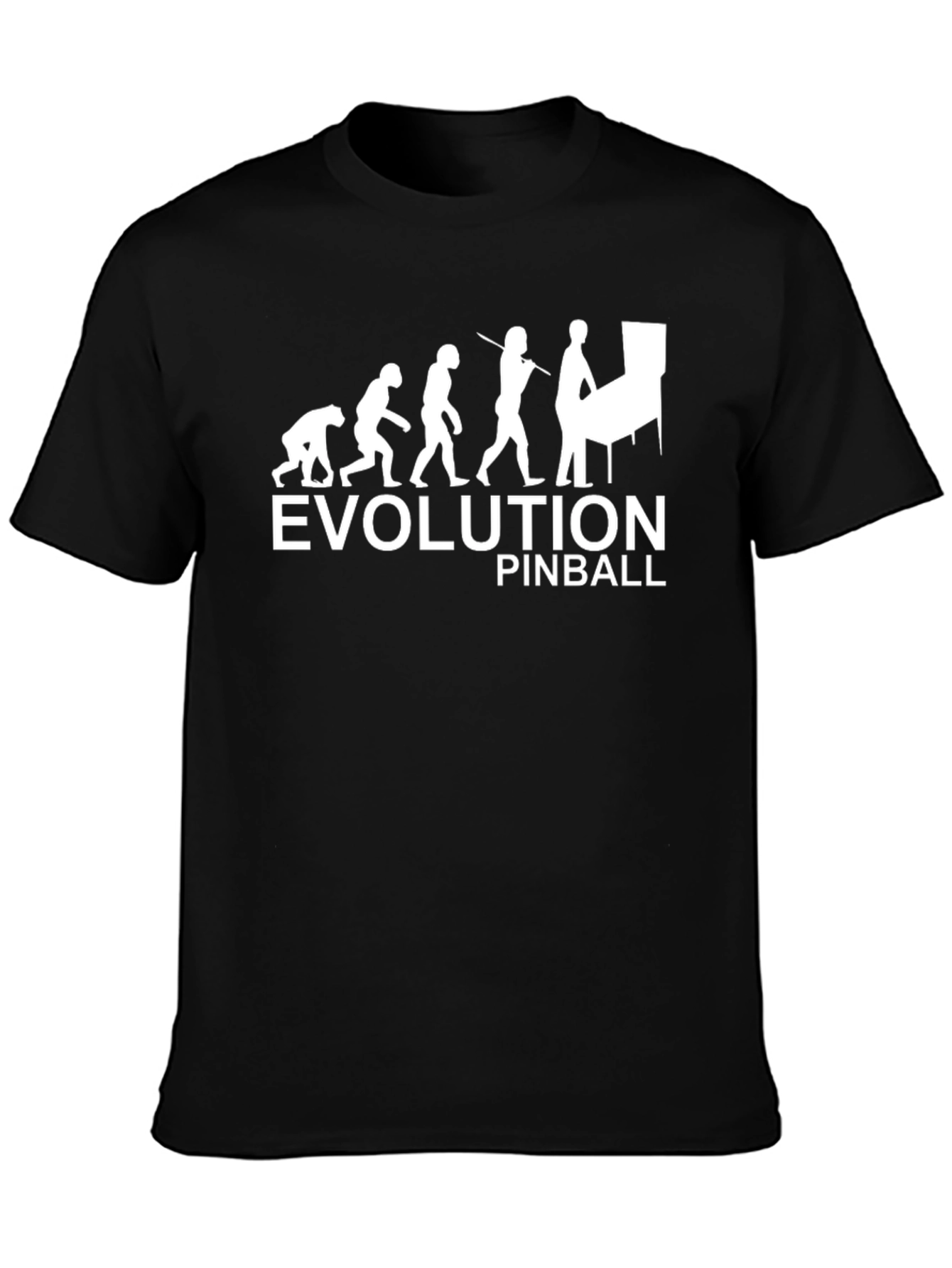 Evolution Pinball Black T-Shirt