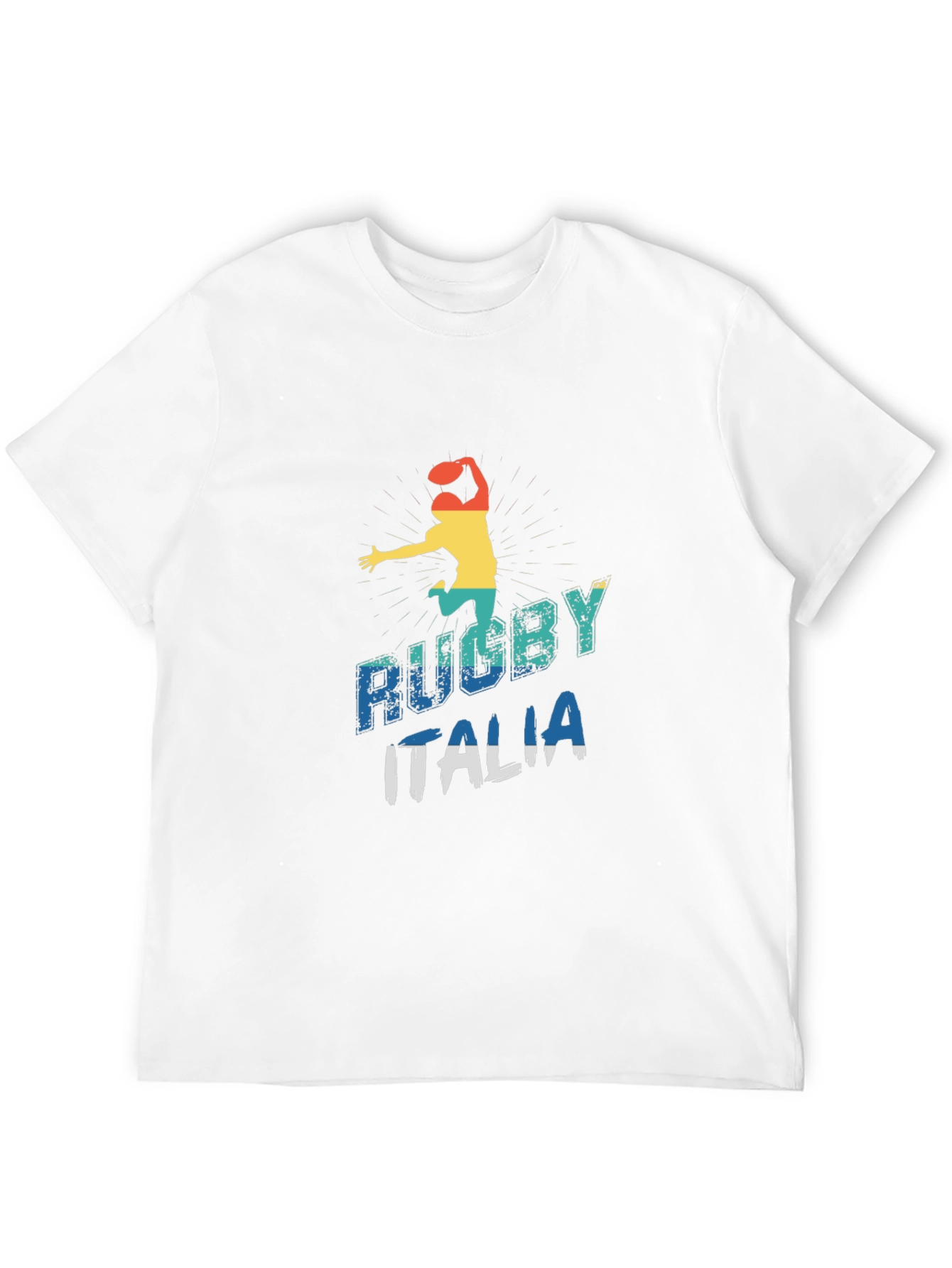 Rugby Italia Graphic Tee - Sporty Mens T-Shirt