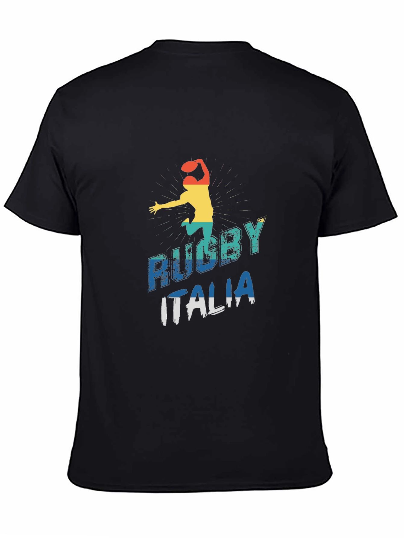Rugby Italia Graphic Tee - Sporty Mens T-Shirt
