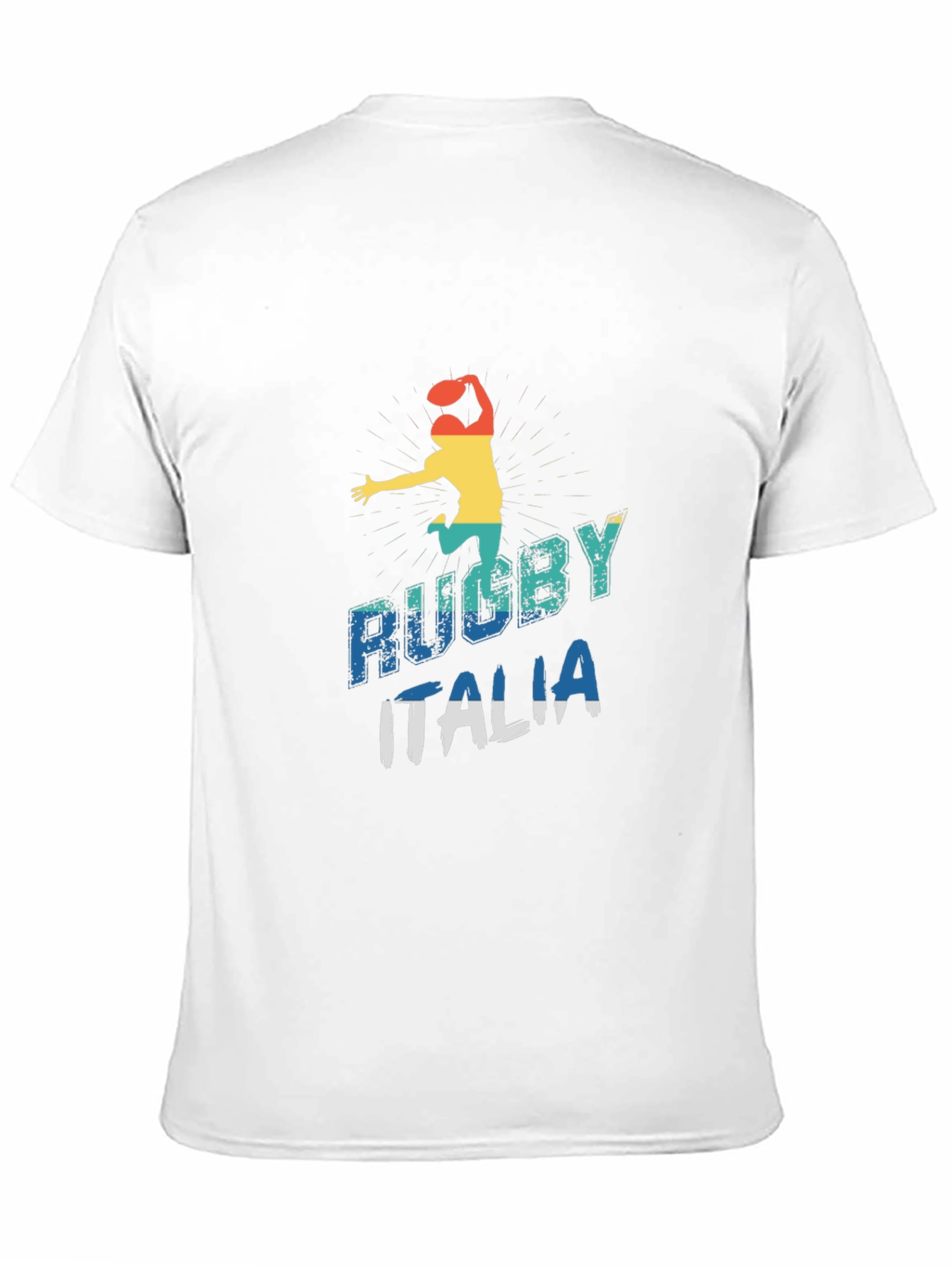 Rugby Italia Graphic Tee - Sporty Mens T-Shirt