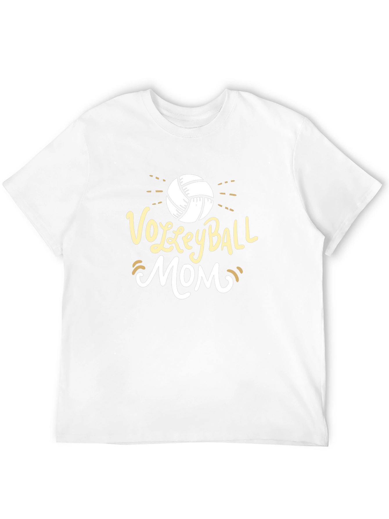 Volleyball Mom Graphic T-Shirt - Black