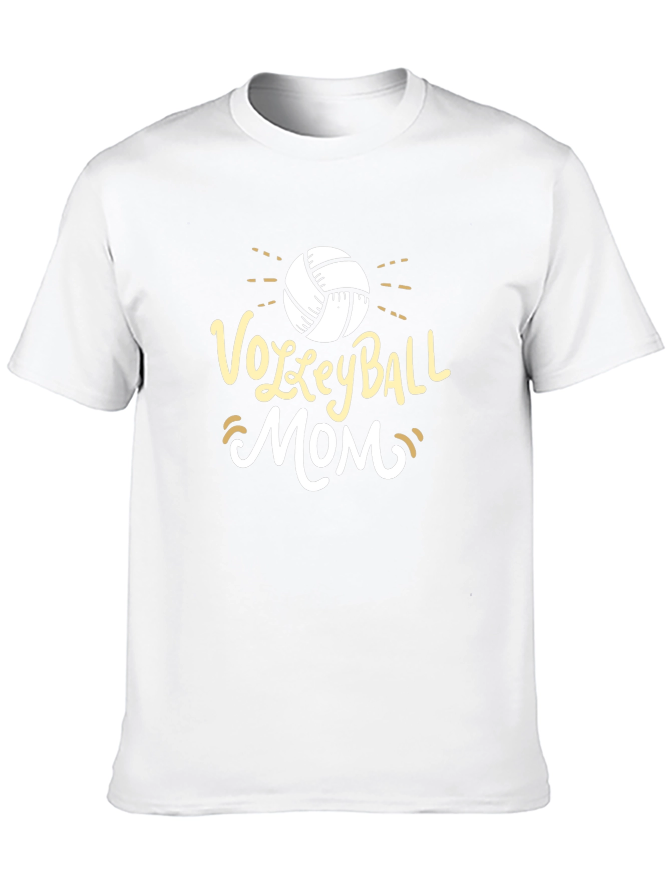 Volleyball Mom Graphic T-Shirt - Black