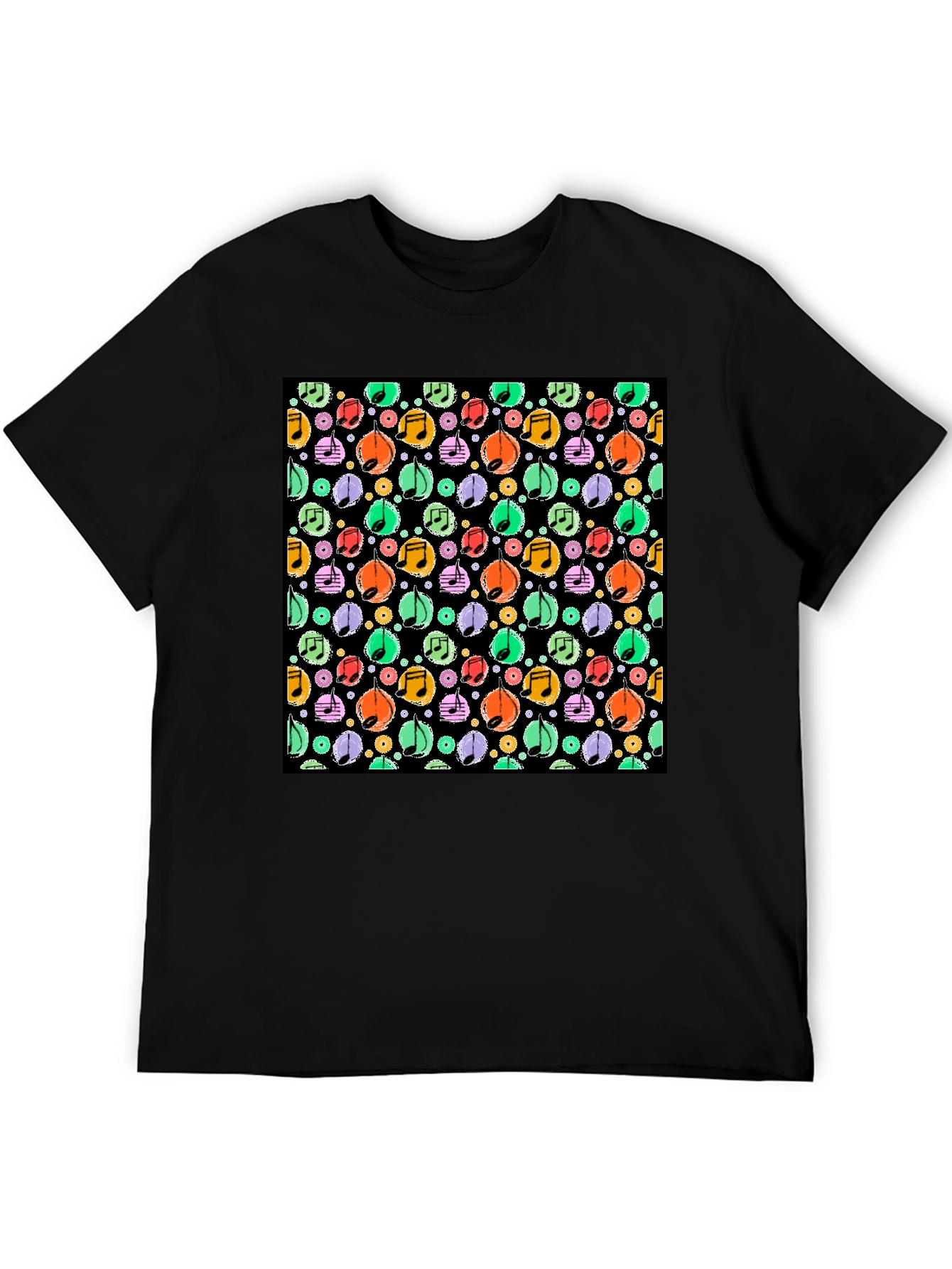 Music Notes Pattern T-Shirt