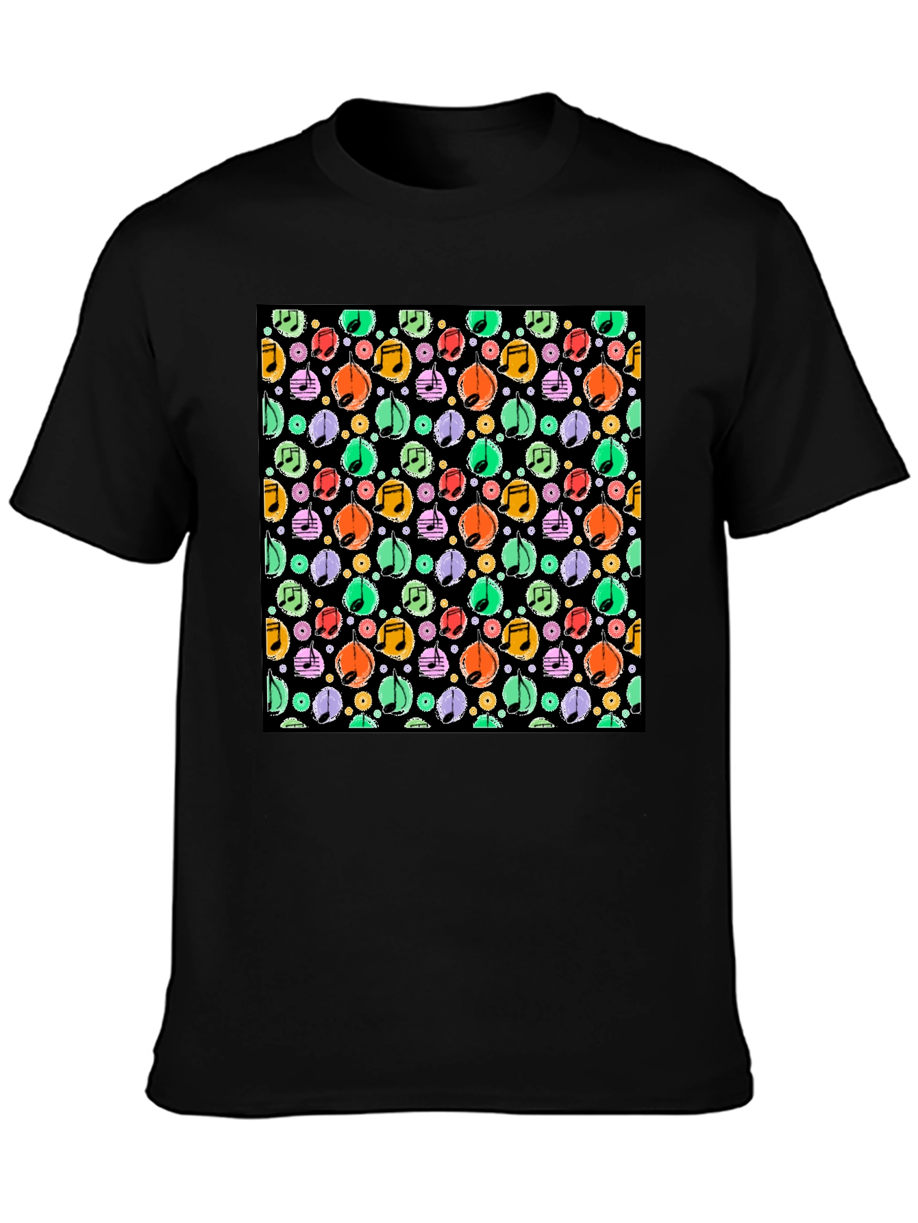 Music Notes Pattern T-Shirt
