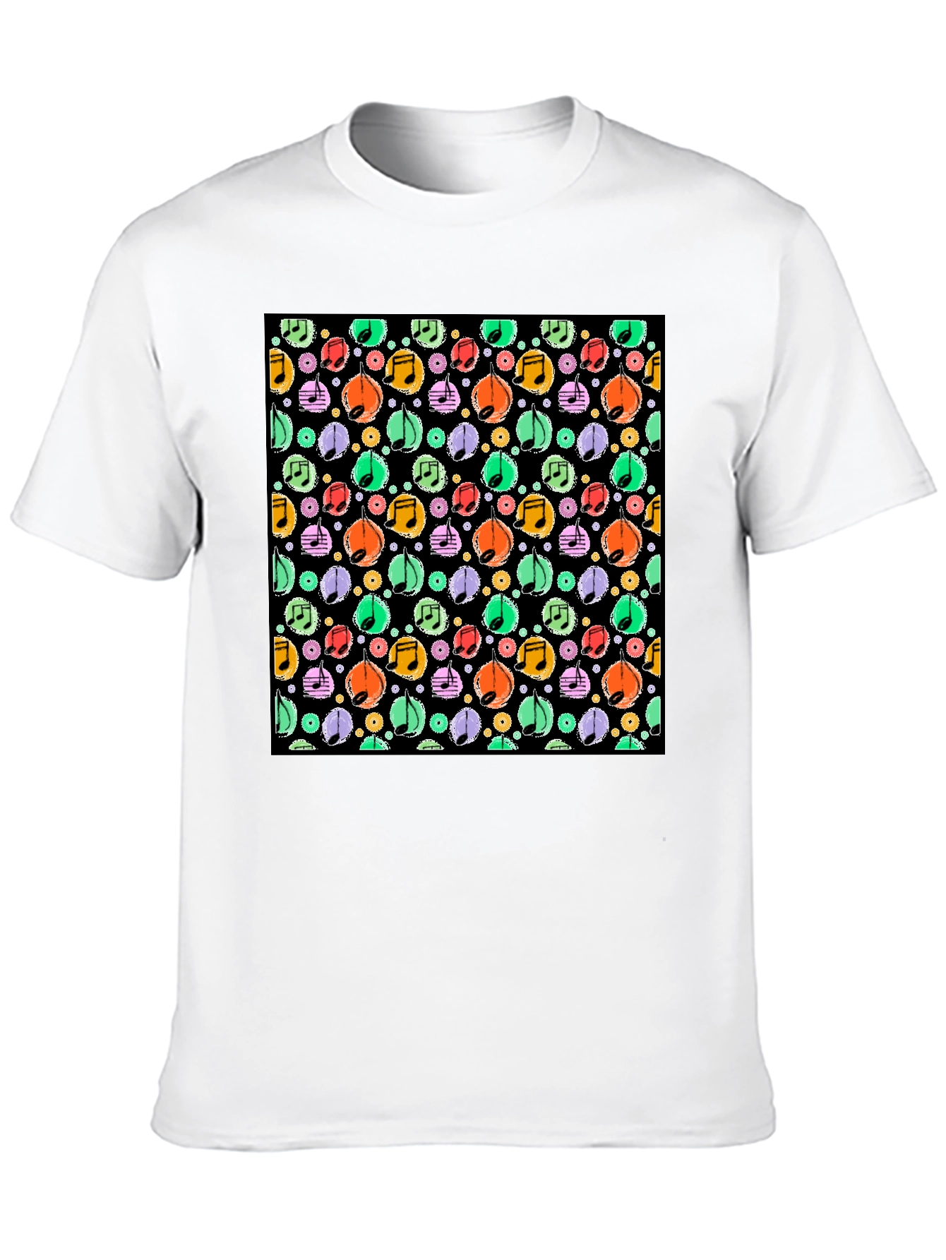 Music Notes Pattern T-Shirt