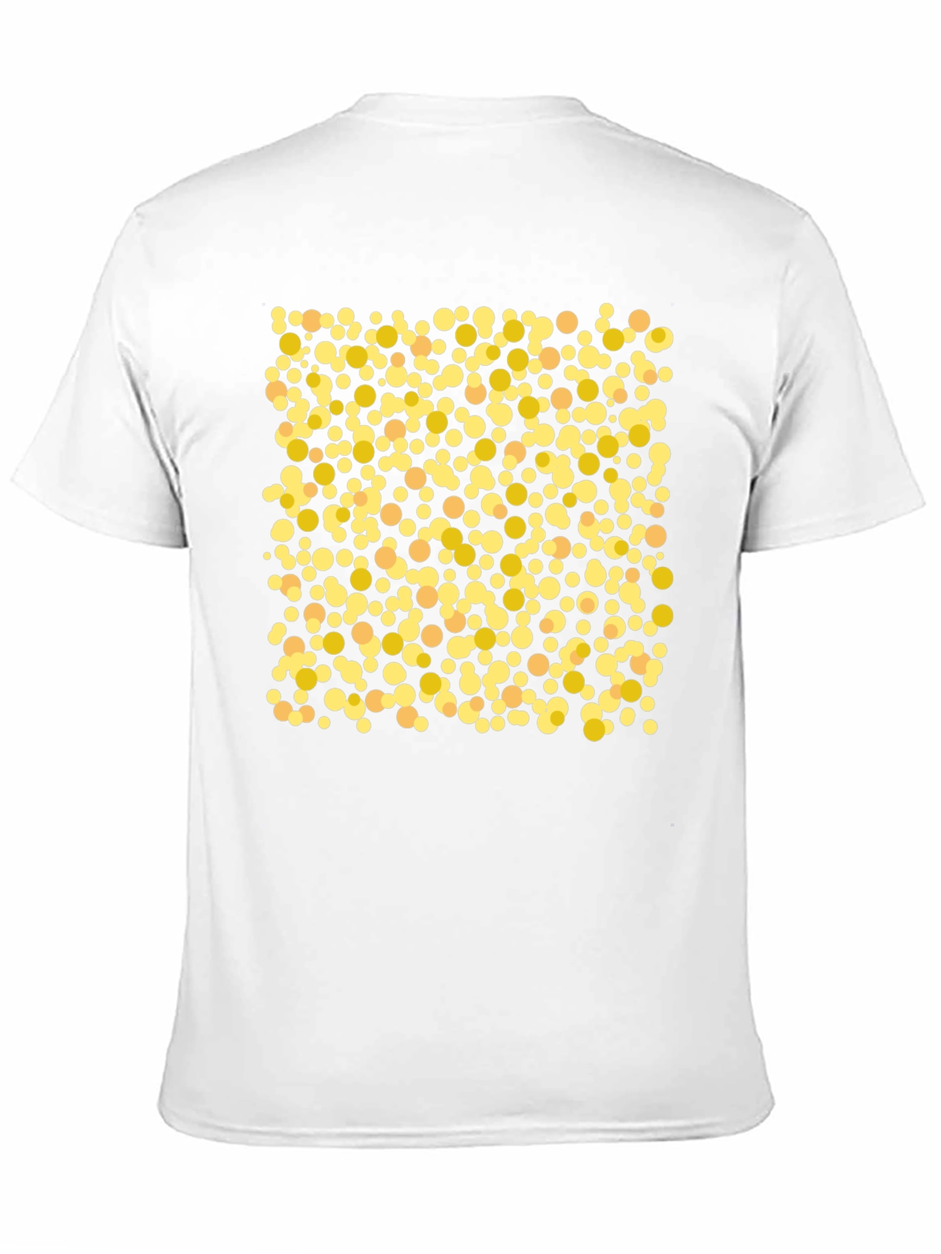 Polka Dot Graphic Tee - Casual Black T-Shirt