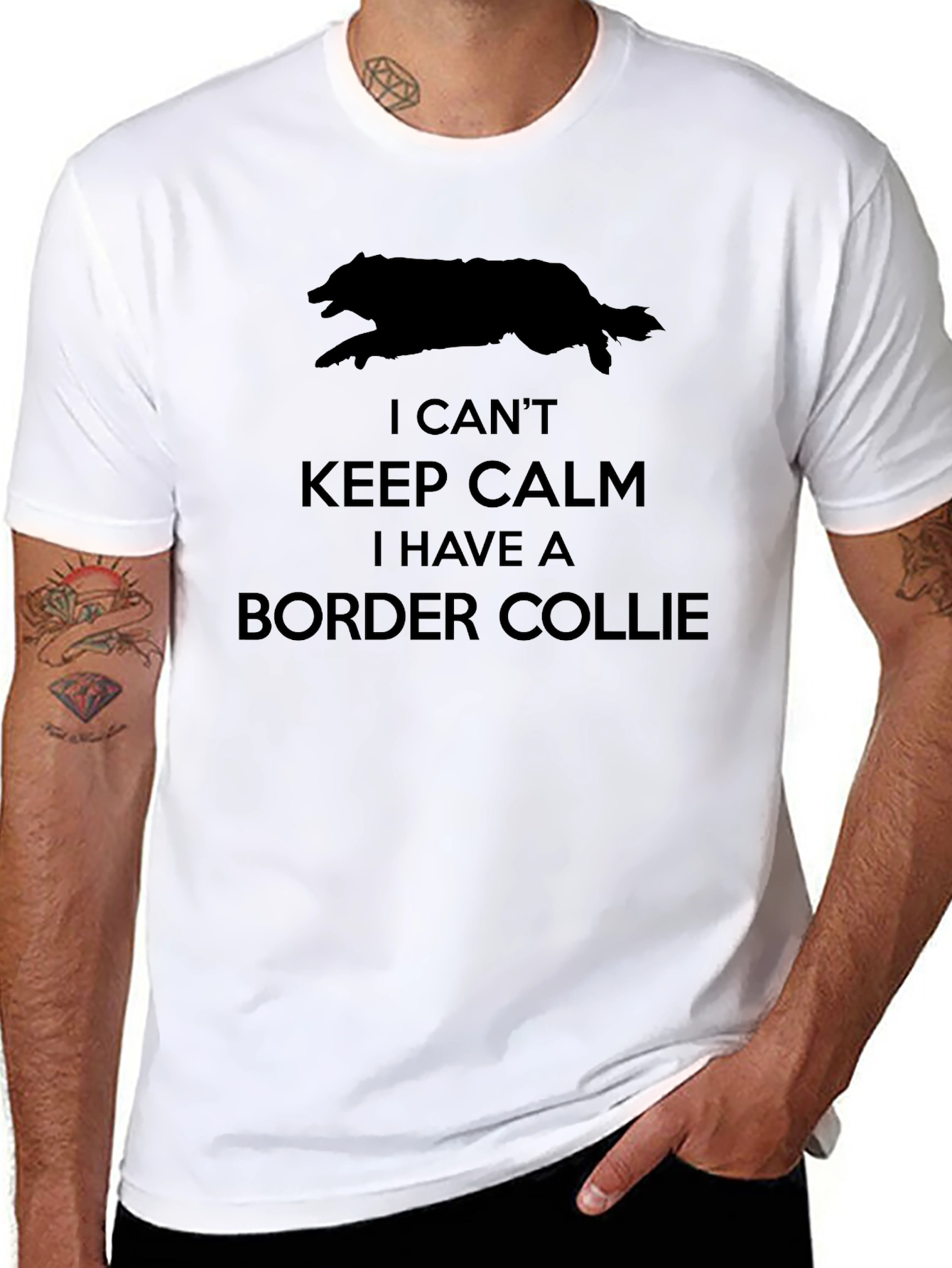 I Cant Keep Calm Border Collie T-Shirt