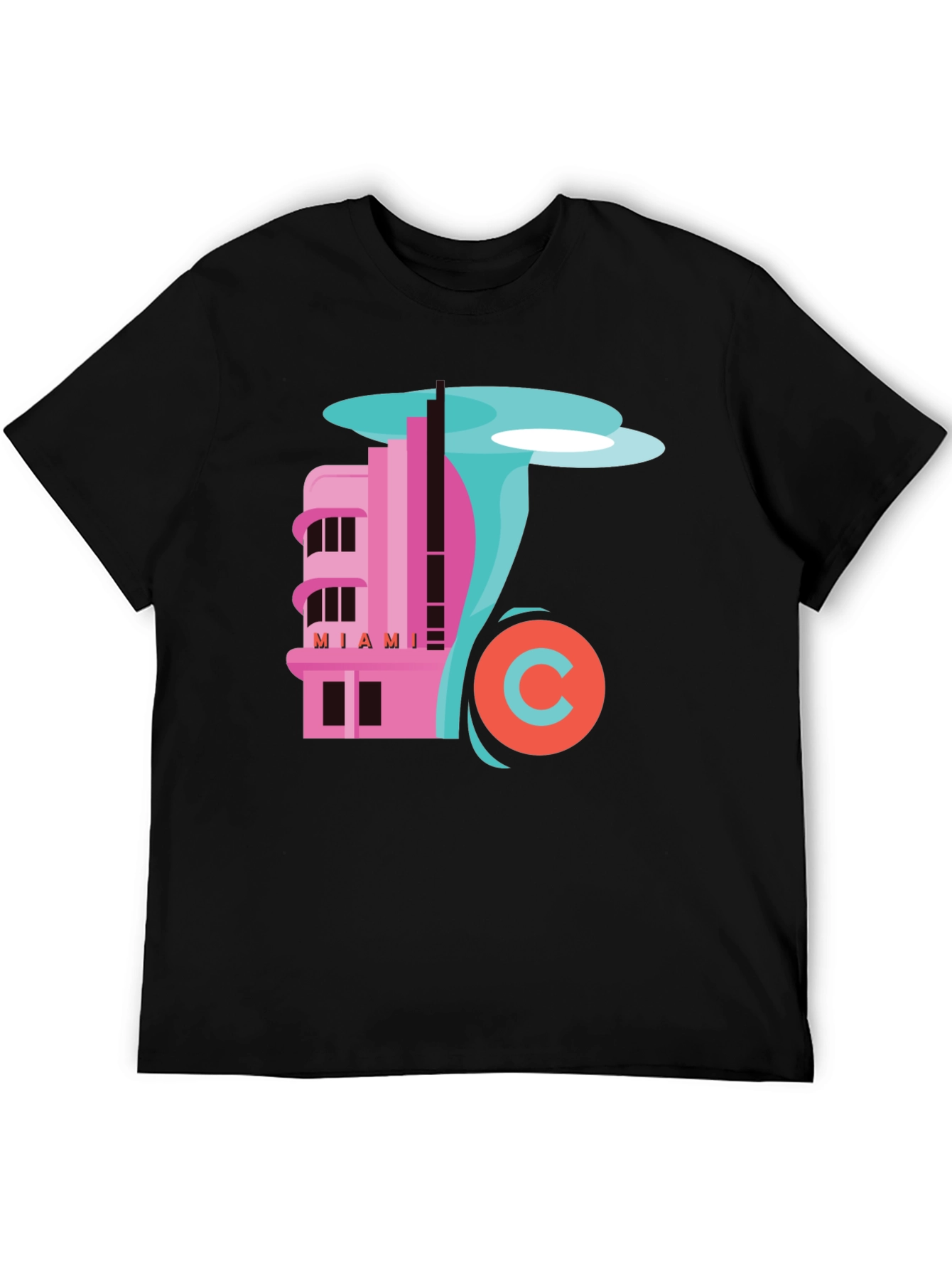 Miami Art Deco Graphic T-Shirt