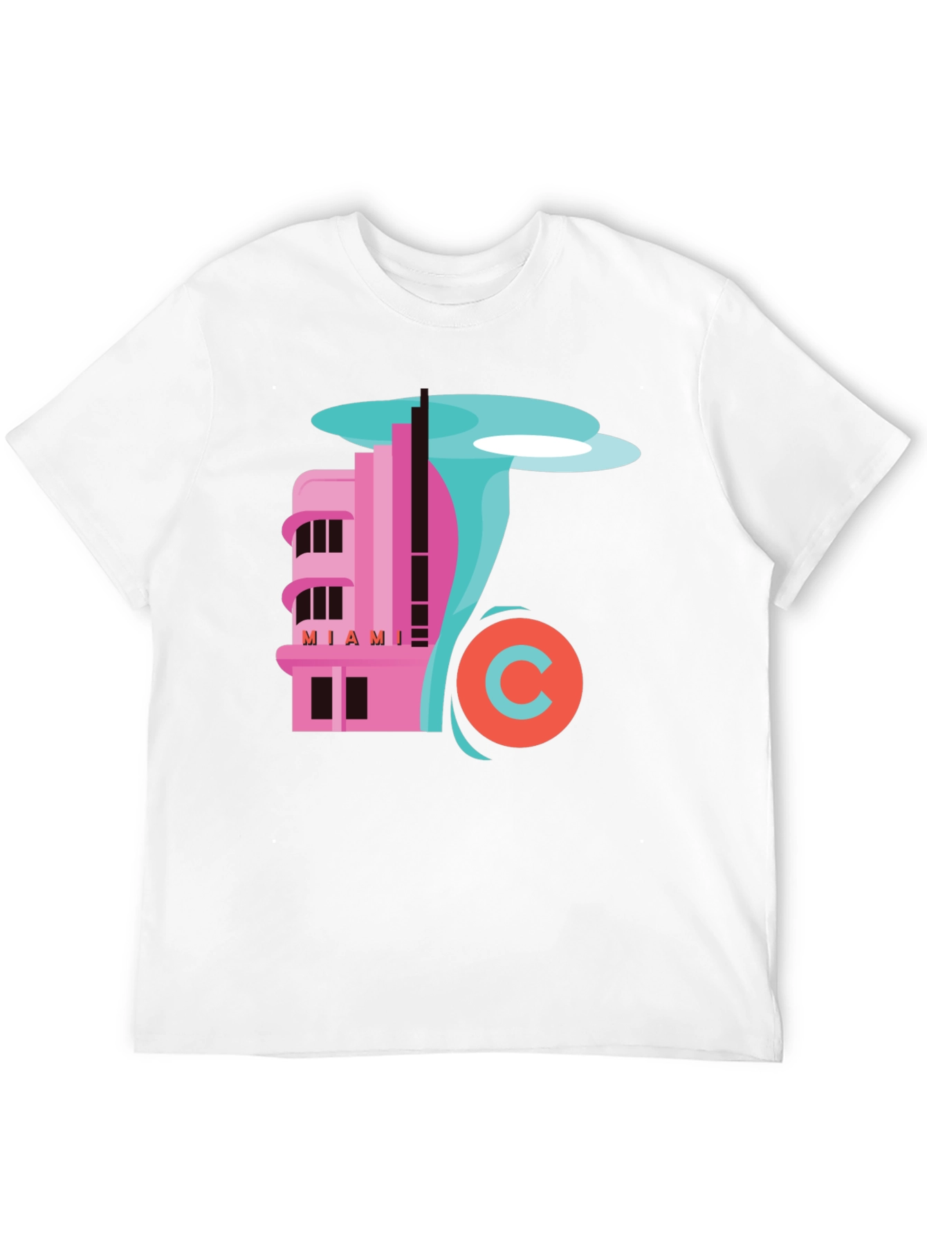 Miami Art Deco Graphic T-Shirt