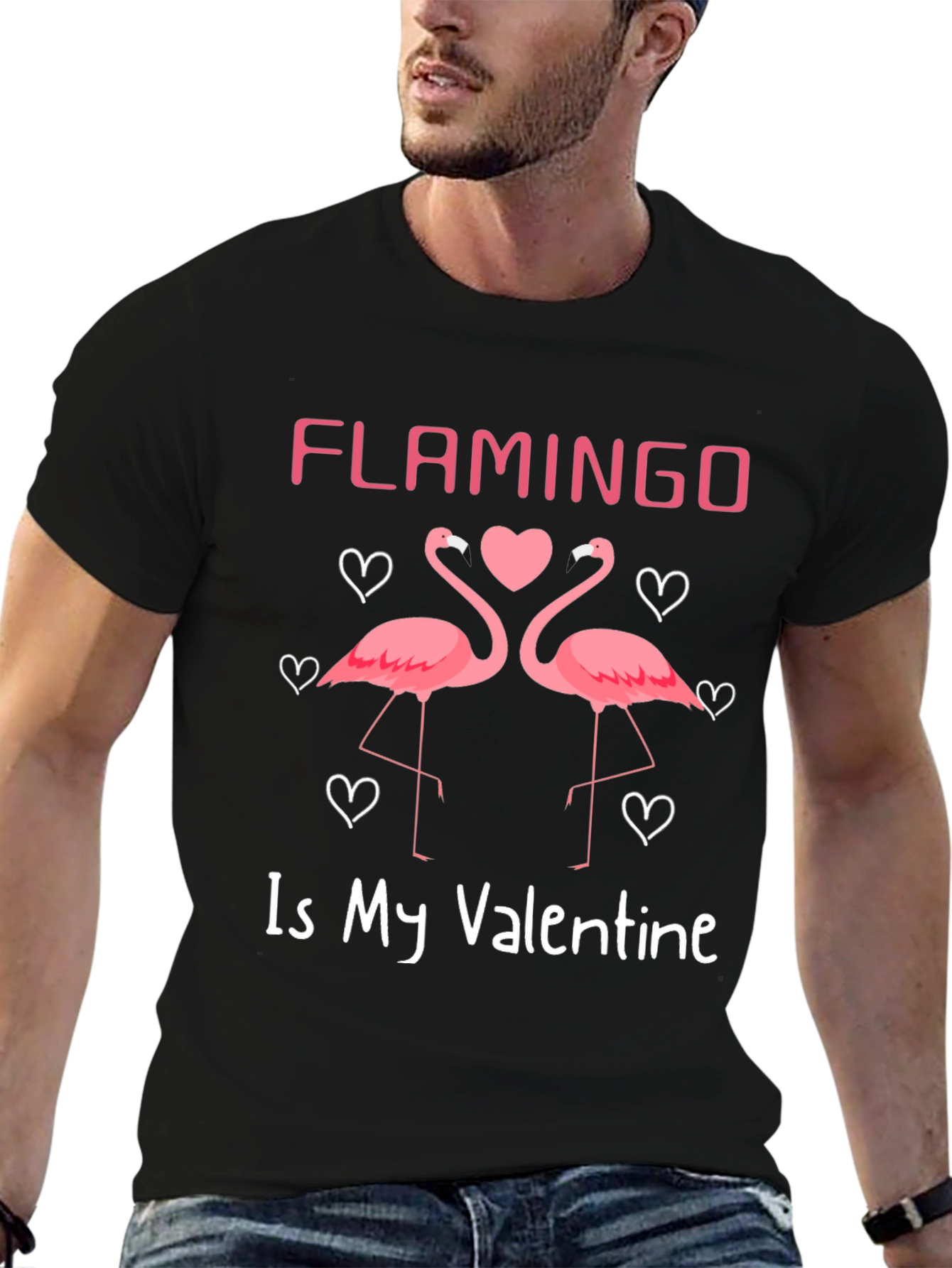 Flamingo Valentines Day T-Shirt