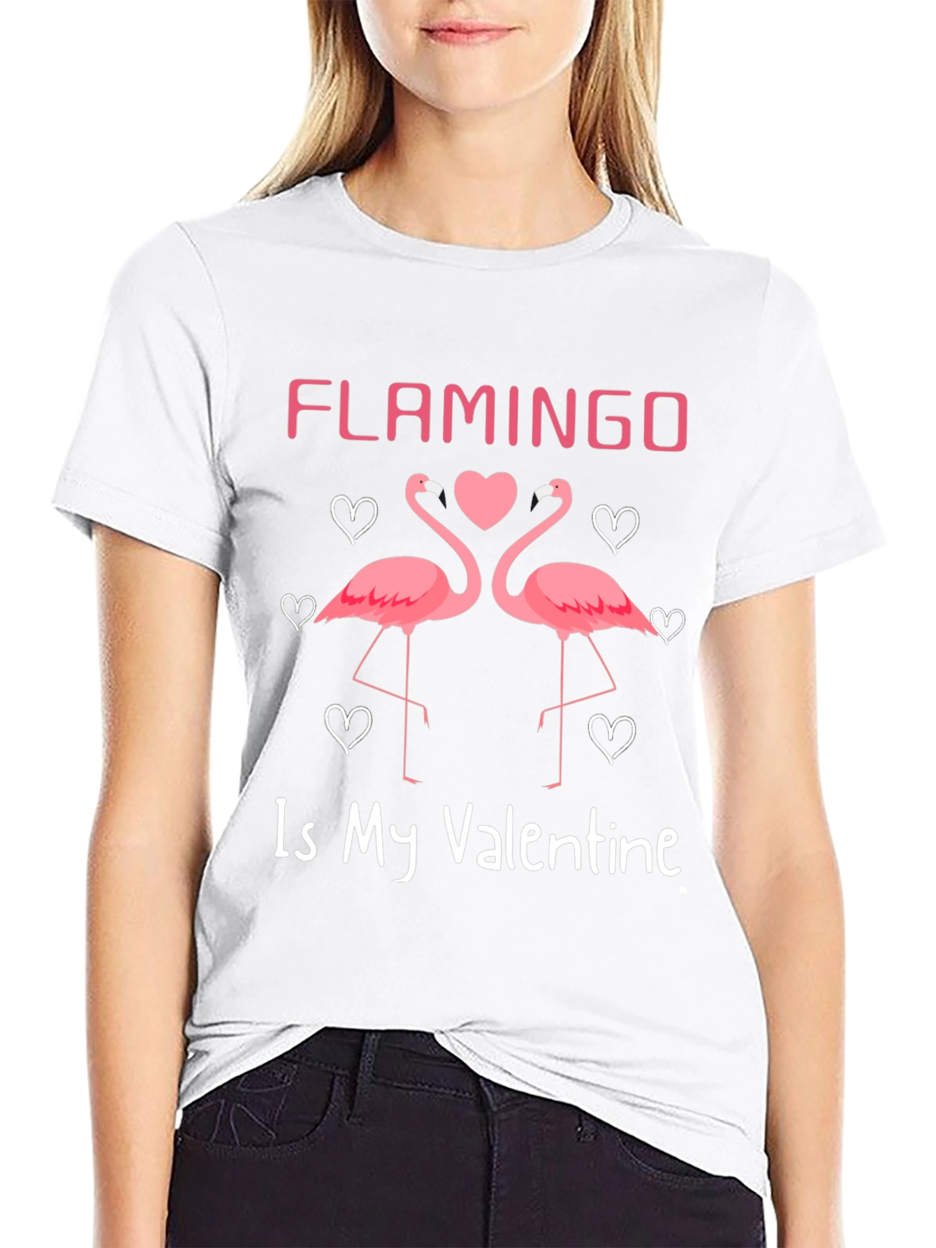 Flamingo Valentines Day T-Shirt
