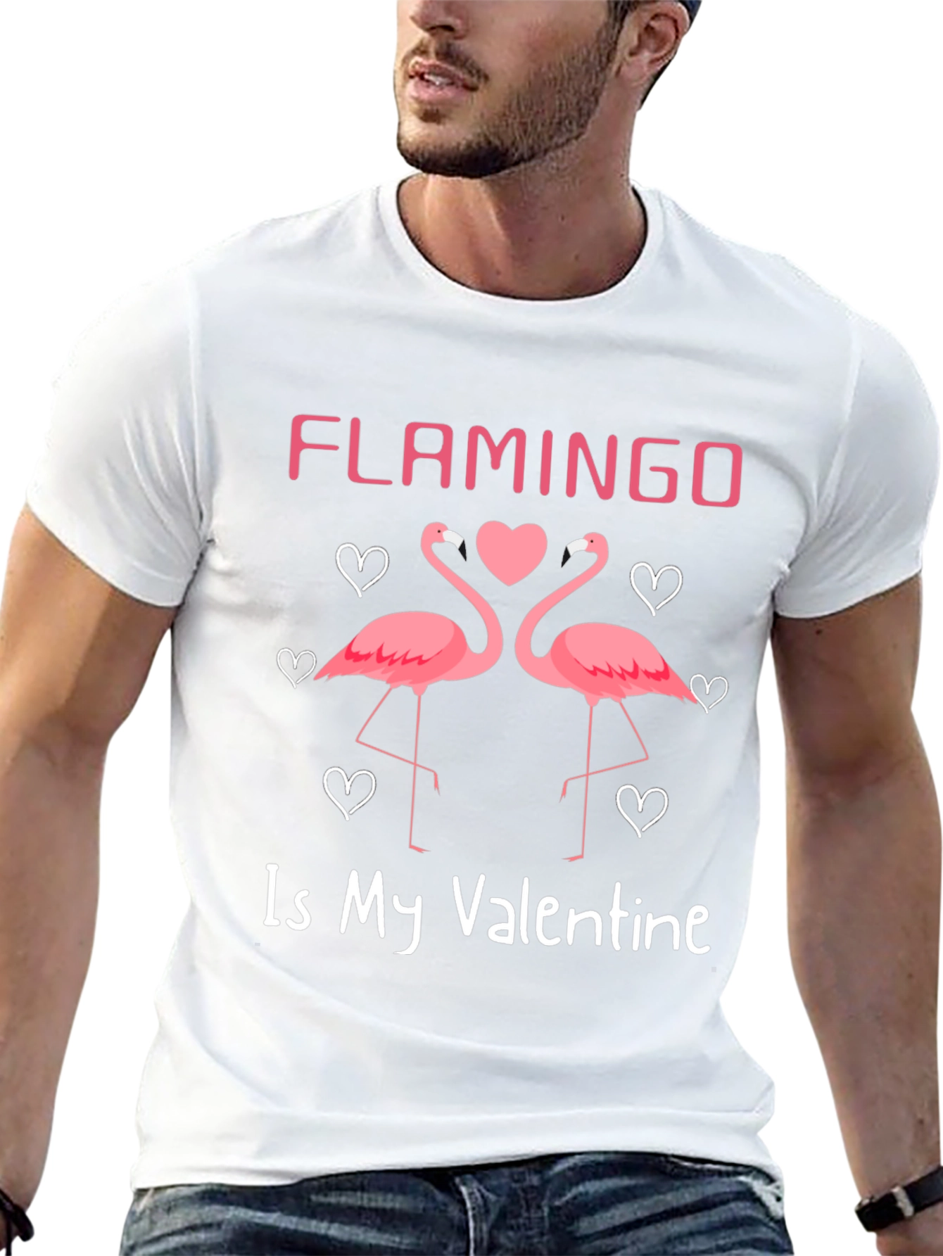 Flamingo Valentines Day T-Shirt