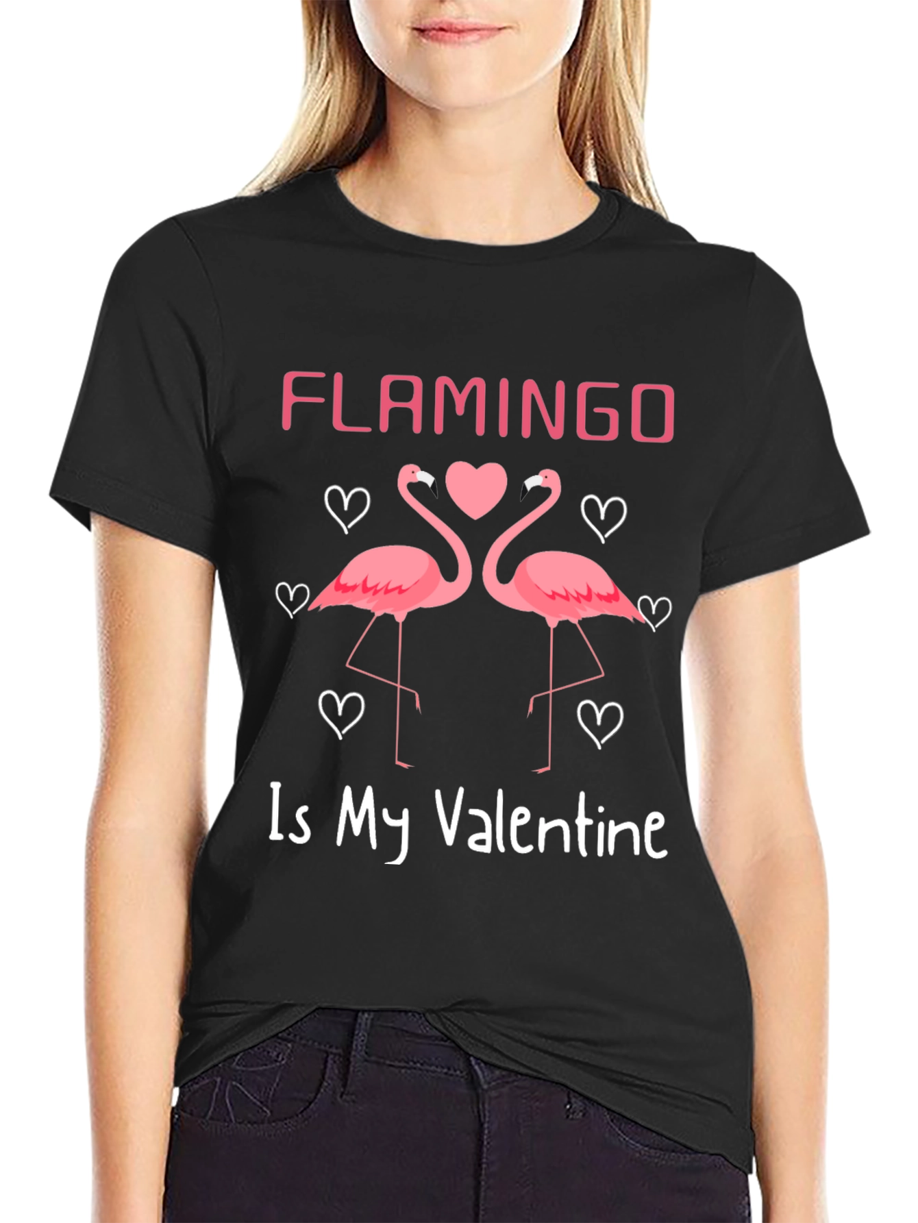 Flamingo Valentines Day T-Shirt