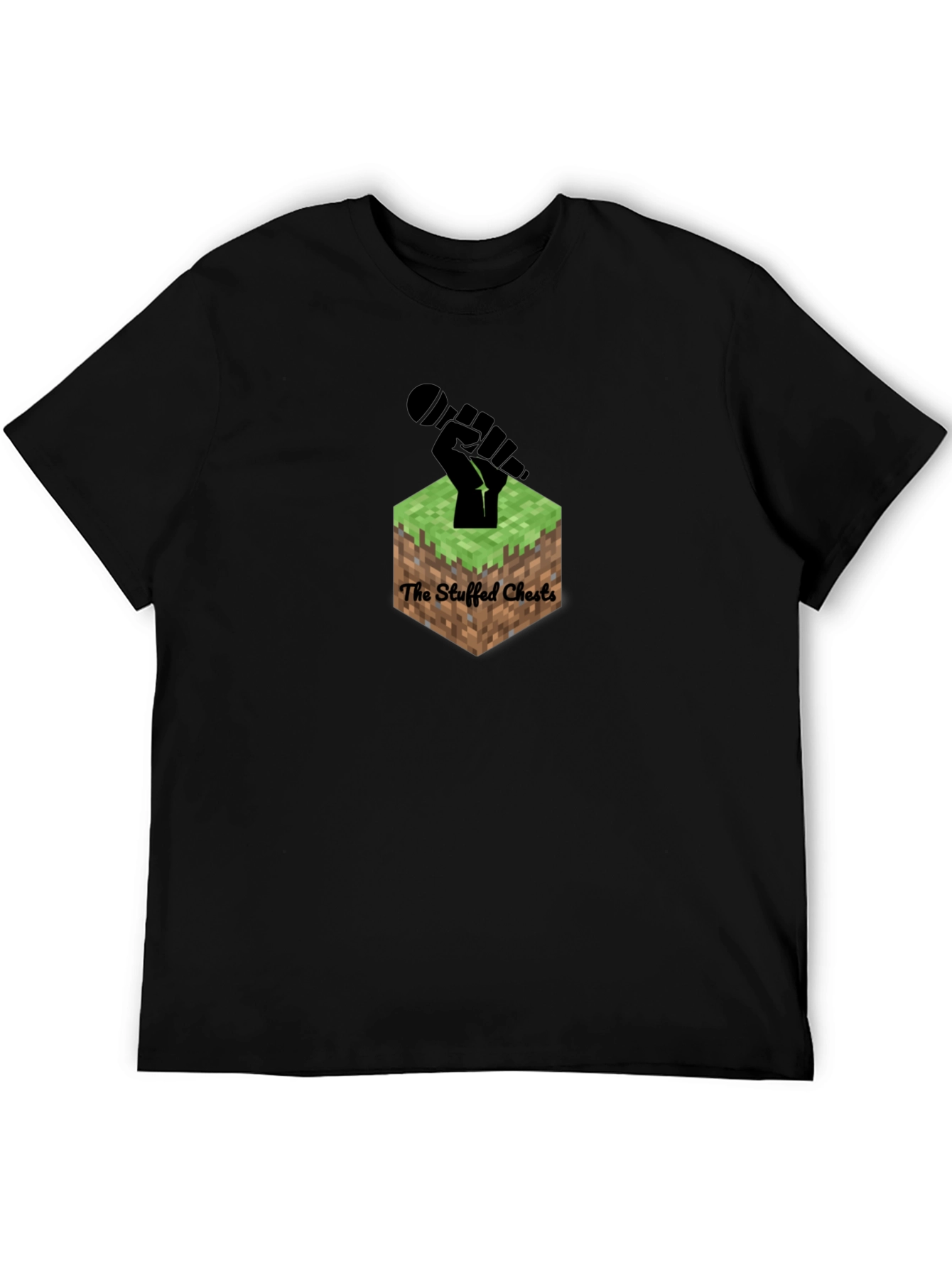 The Stuffed Chests Black Graphic Tee