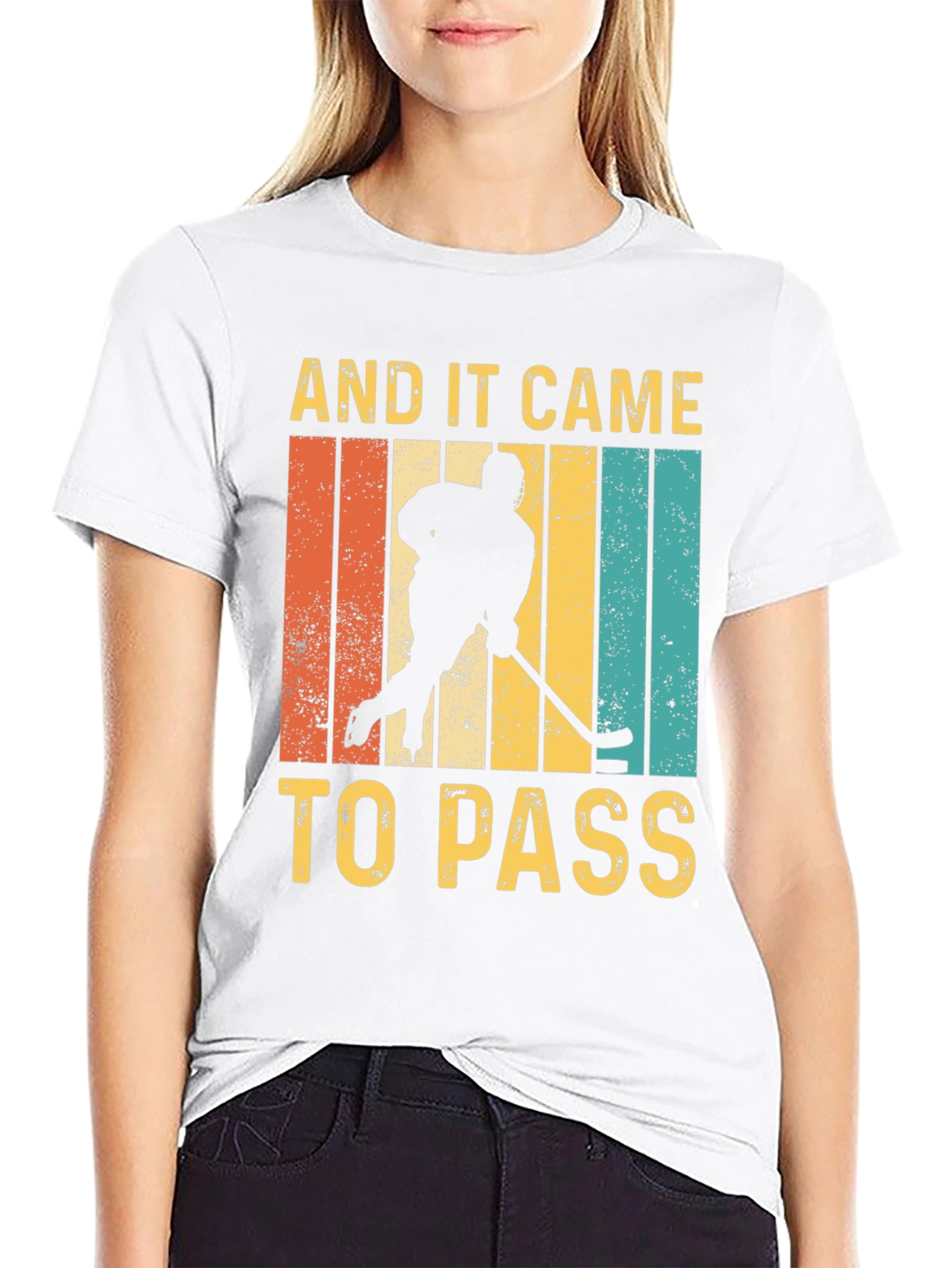 And It Came To Pass Hockey Graphic T-Shirt