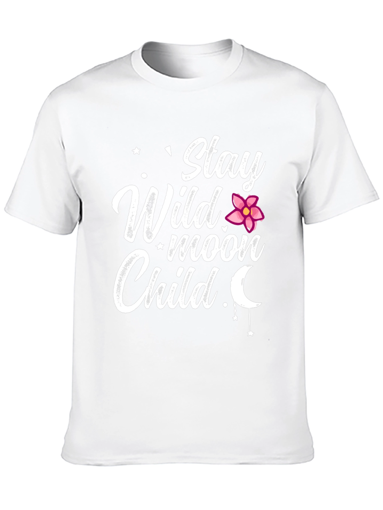Stay Wild Moon Child Black T-Shirt
